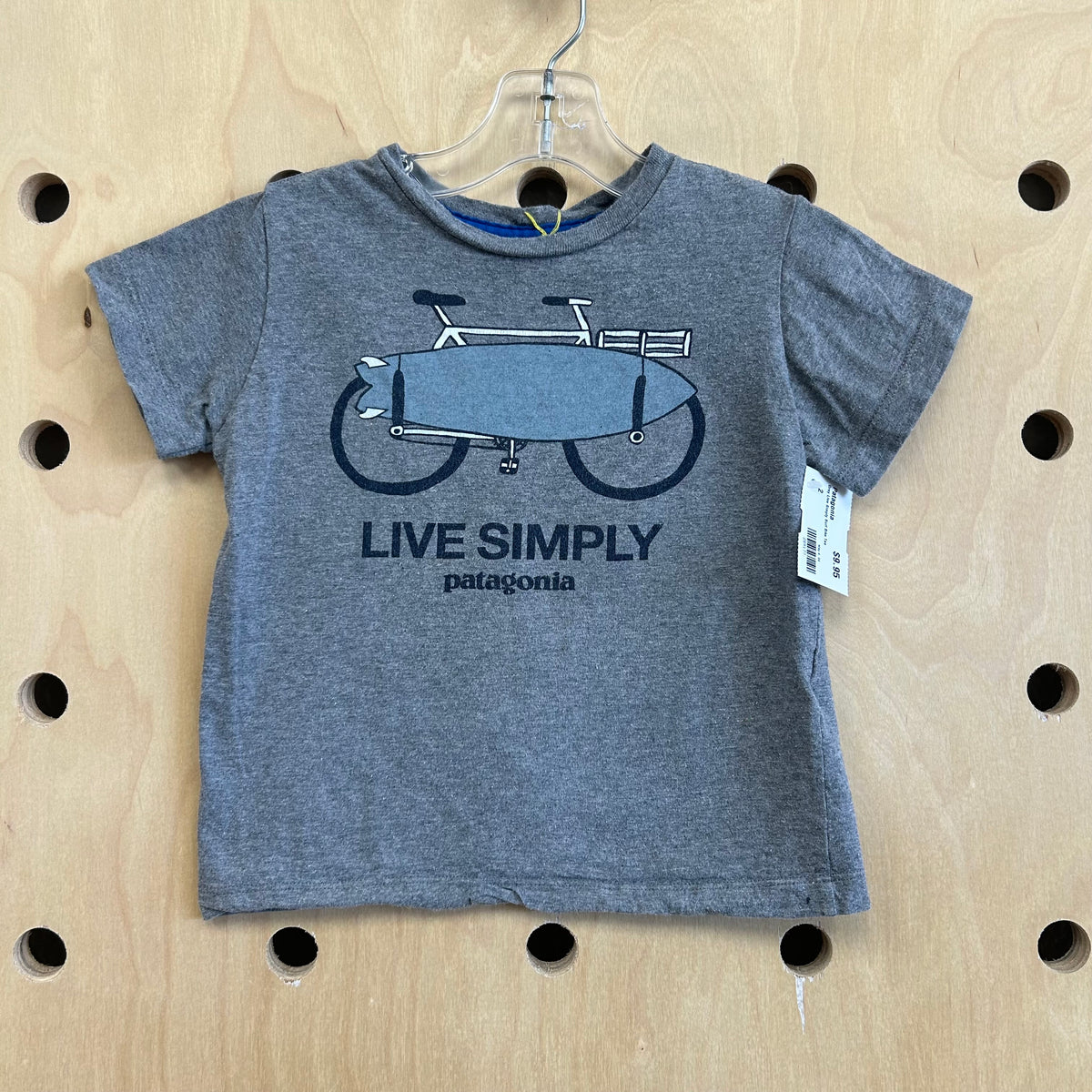 Grey Live Simply Surf Bike Tee