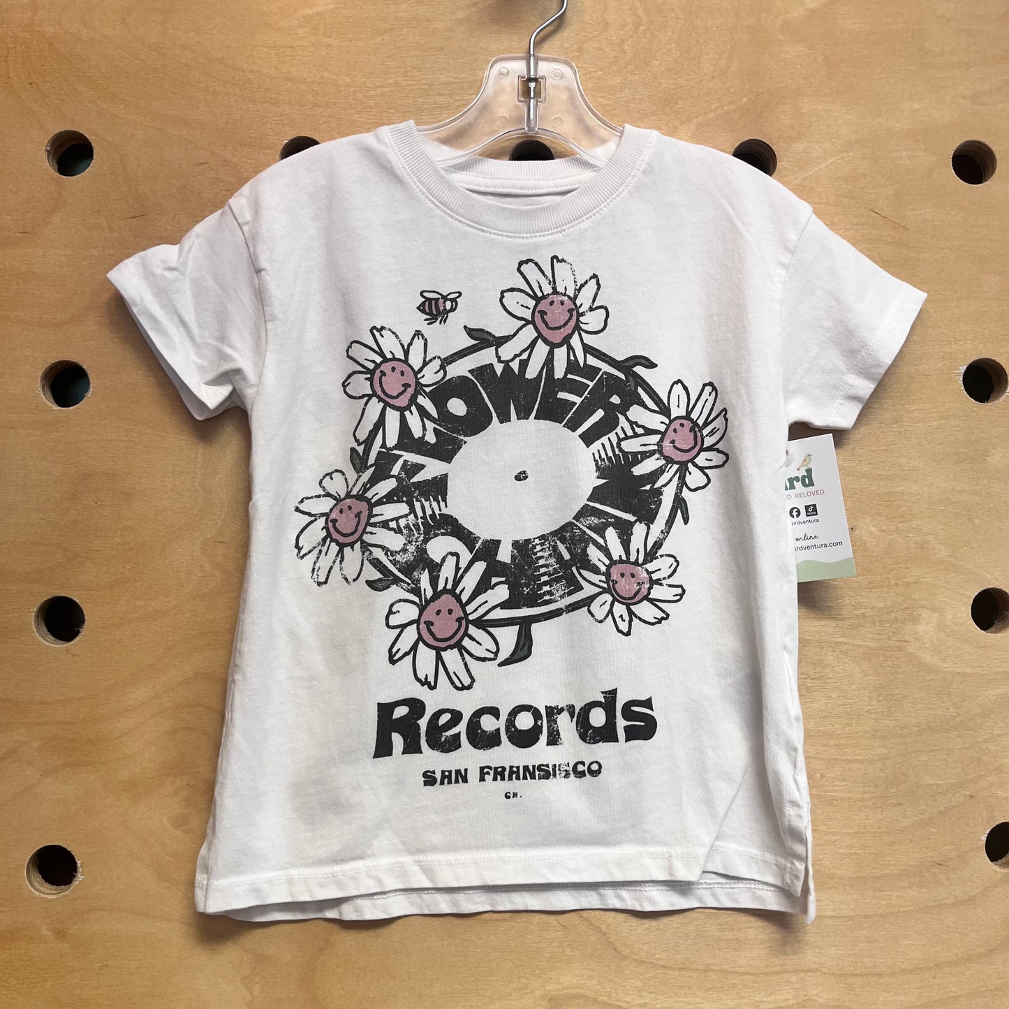 White Flower Records Tee