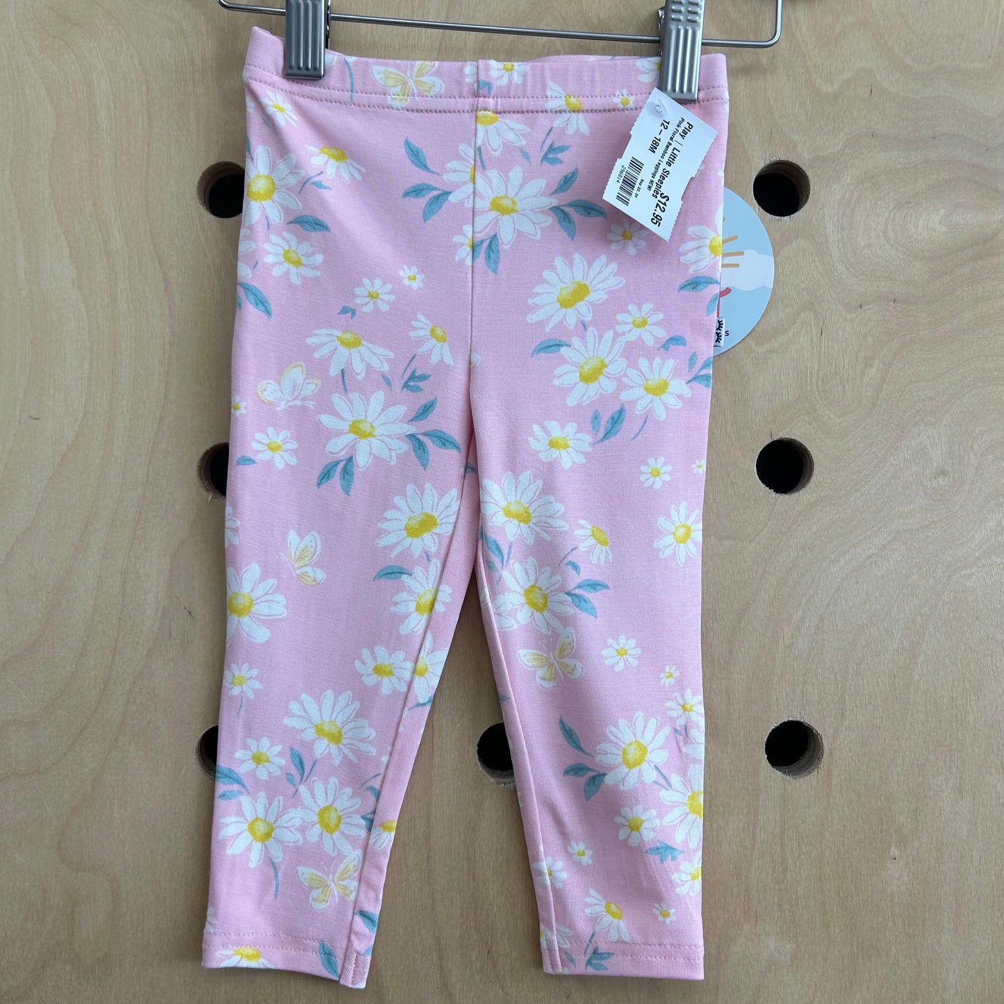 Pink Floral Bamboo Leggings NEW!