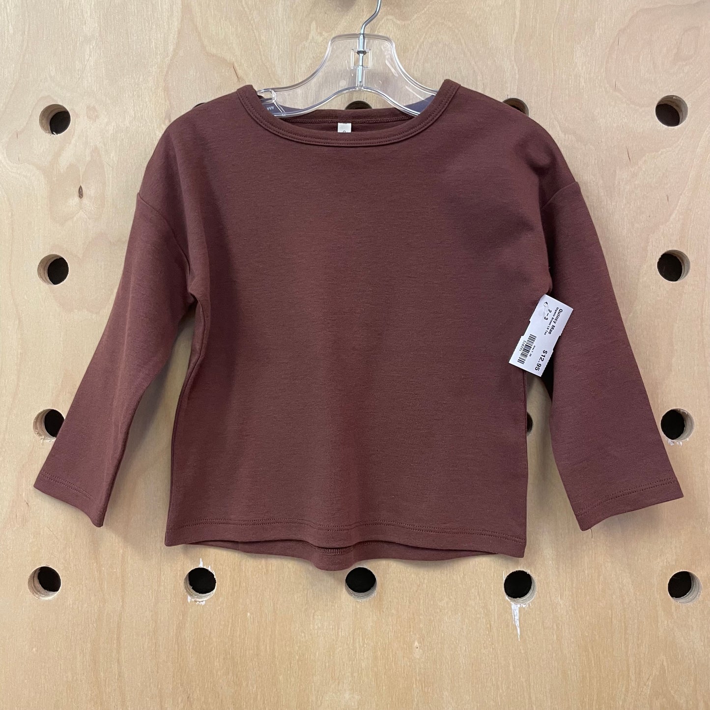 Organic Brown LS Tee