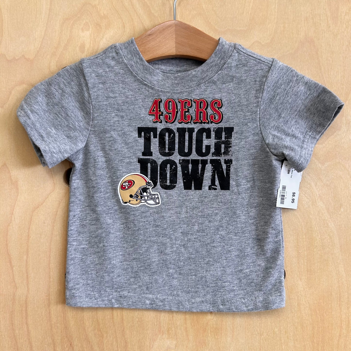 Grey 49ers Tee
