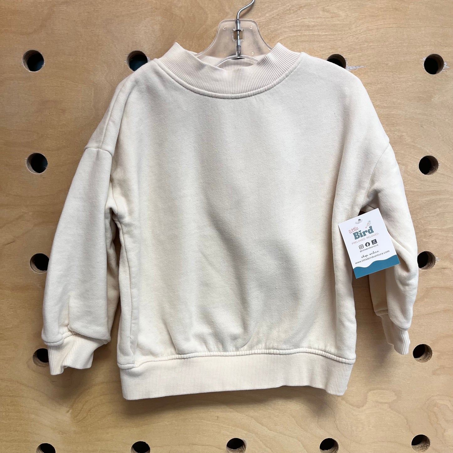 Yellow Mock Turtleneck Pullover