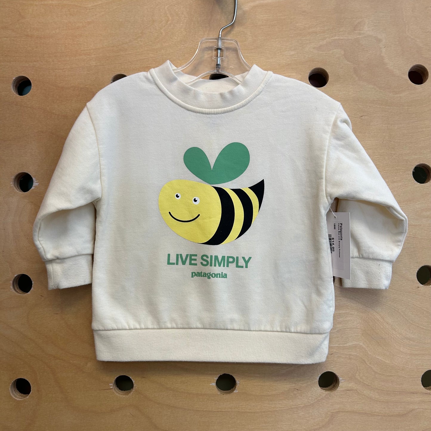 Yellow Bee Live Simply Pullover