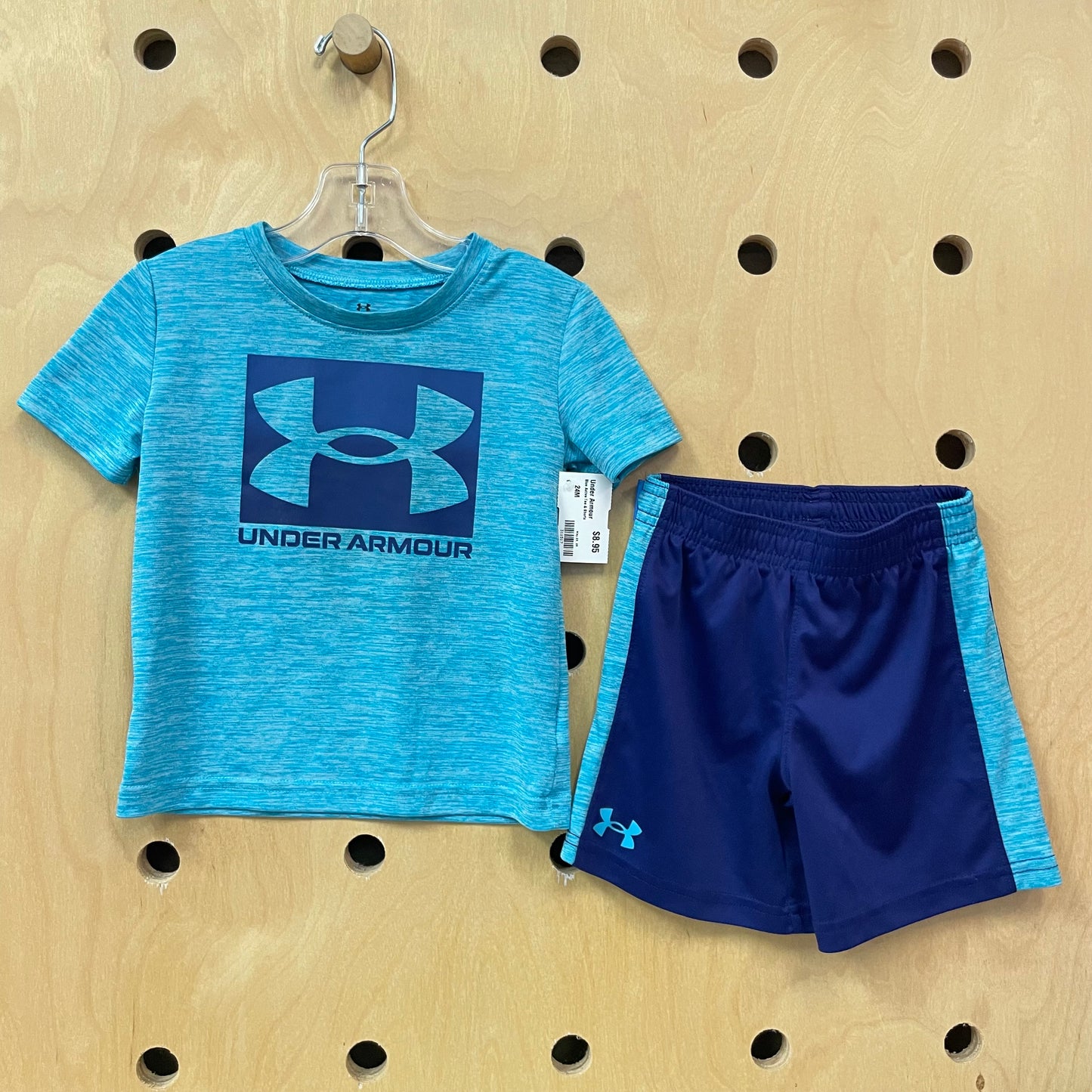 Blue Active Tee & Shorts