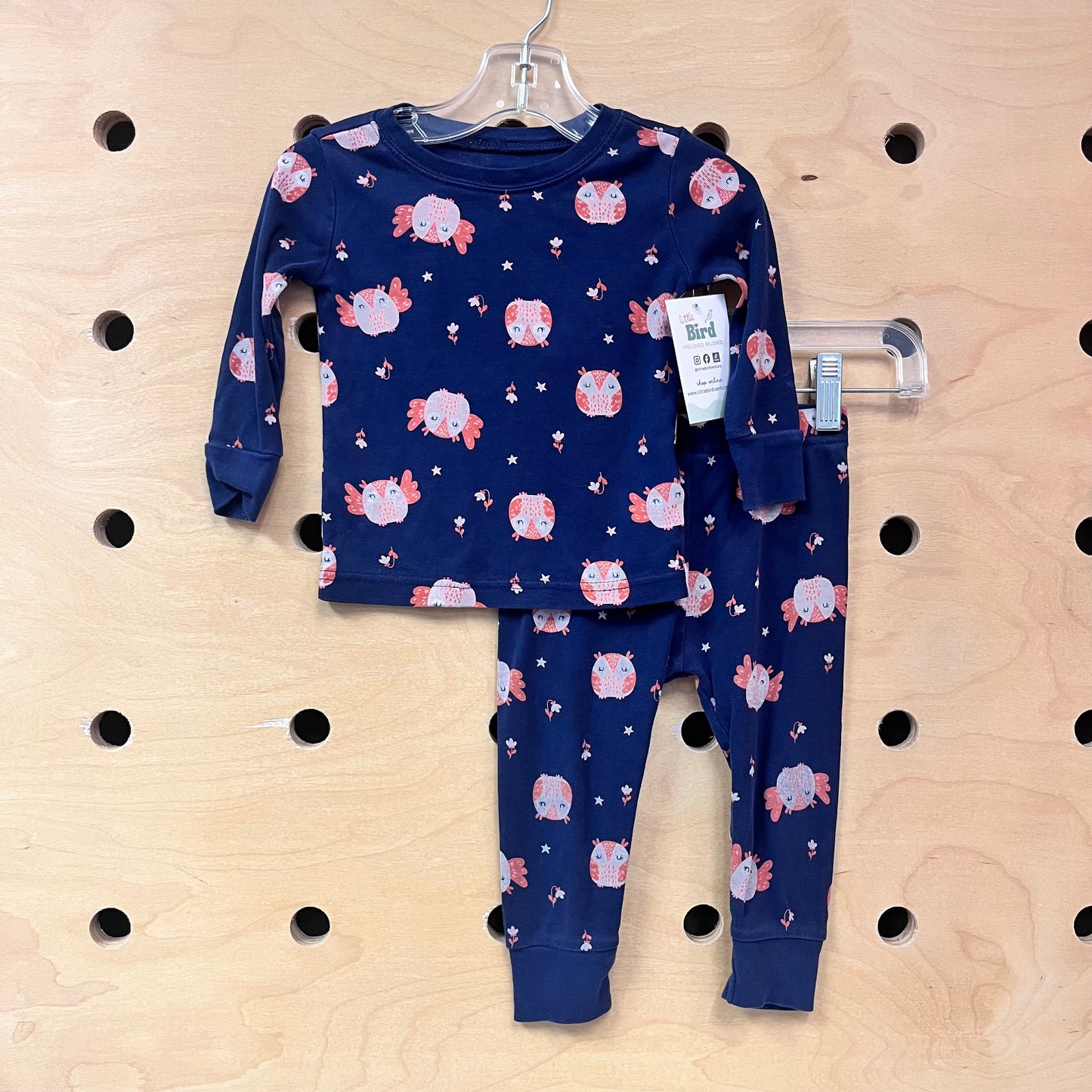 Navy/Pink Owl Pajamas