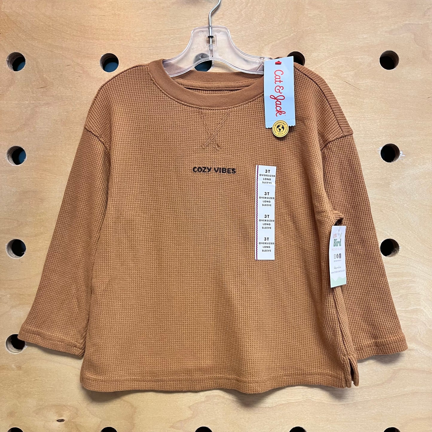 Tan Cozy Vibes Long Sleeve NEW!