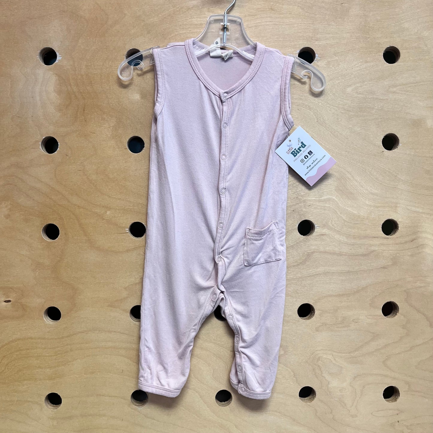 Blush Bamboo Snap Romper
