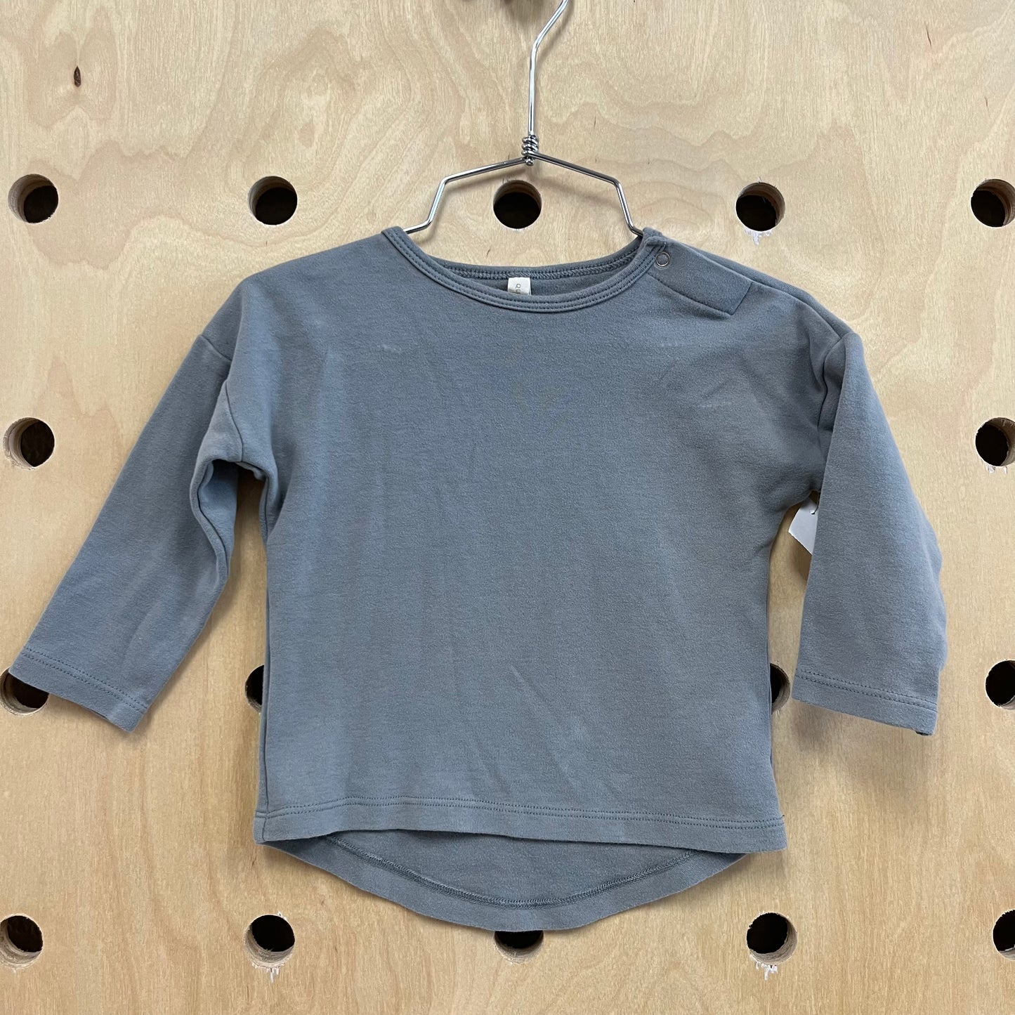 Grey Long Sleeve Top