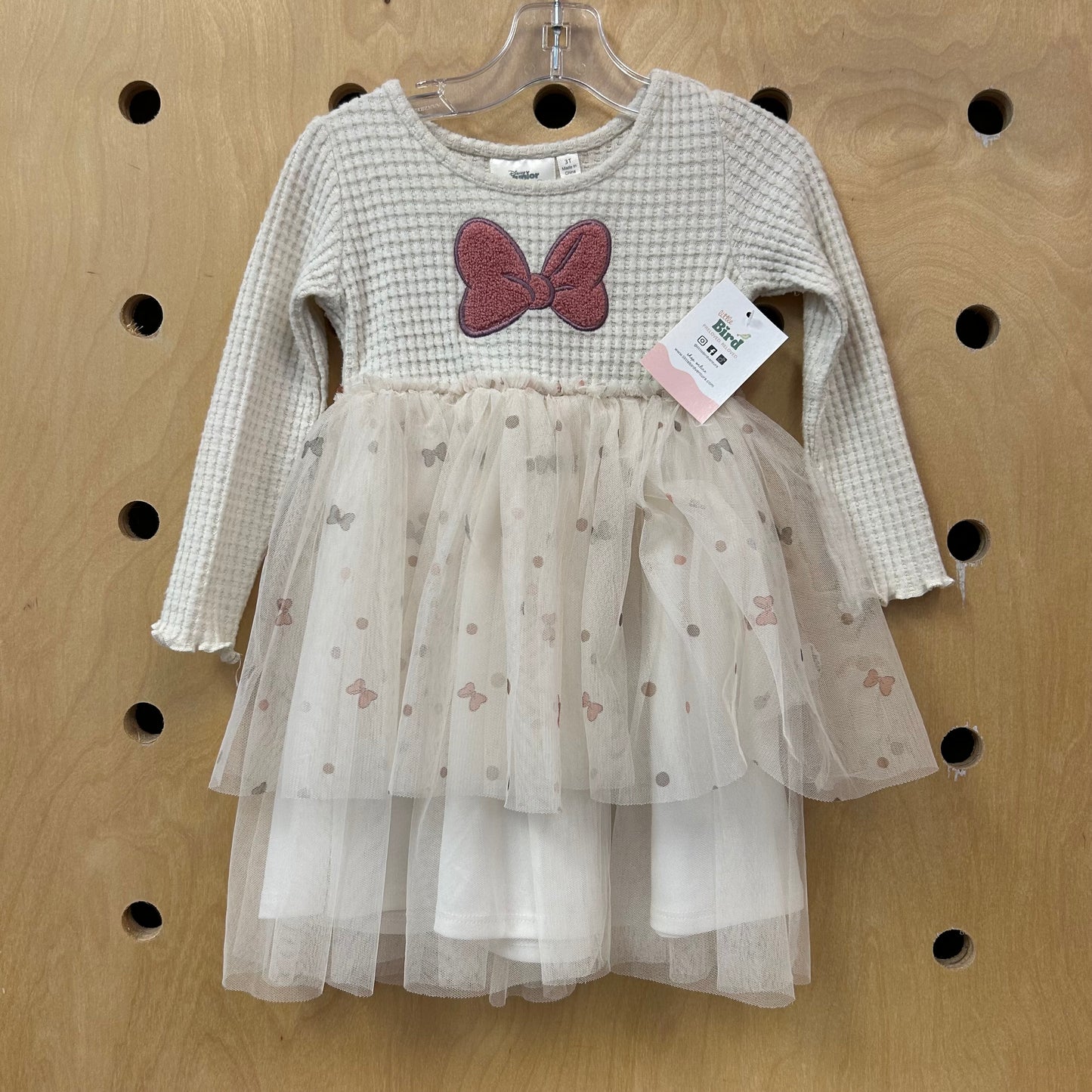 Beige Minnie Tulle Dress