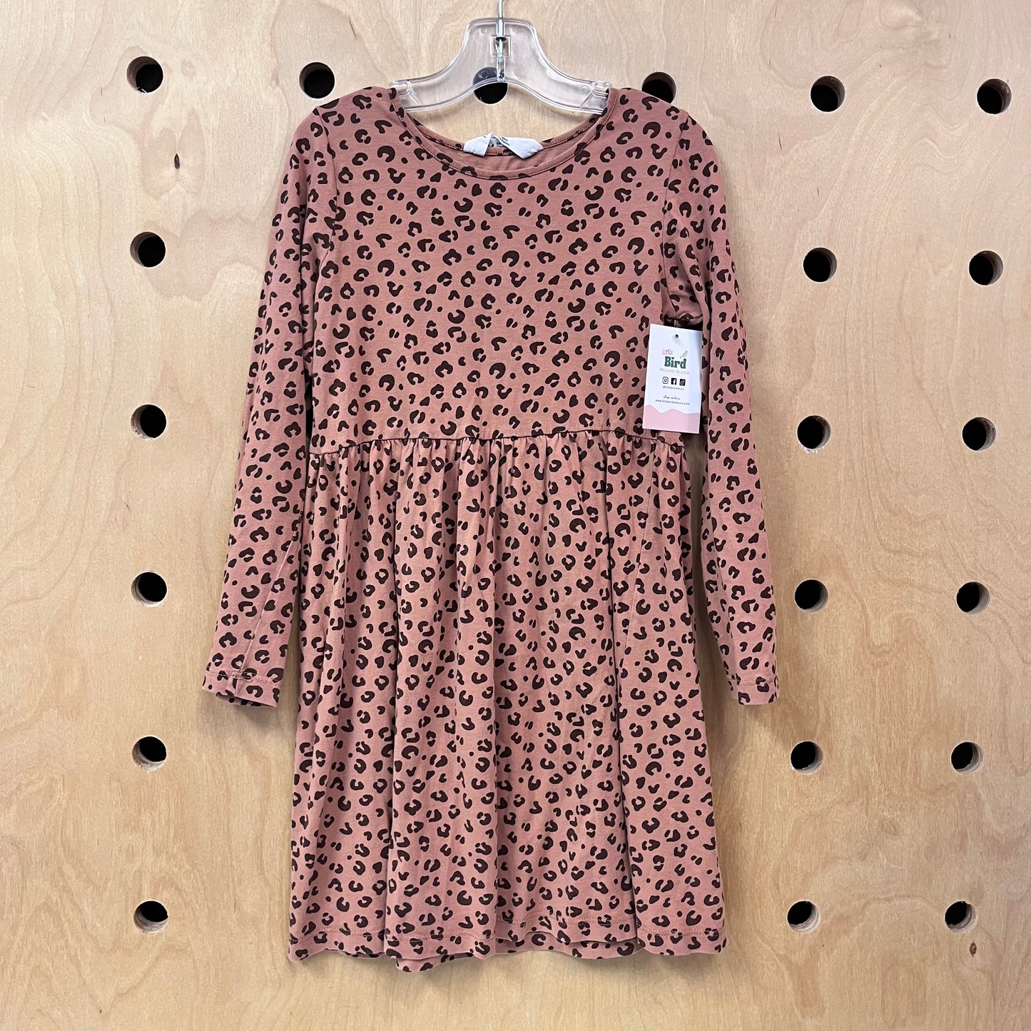 Brown Animal Print Dress