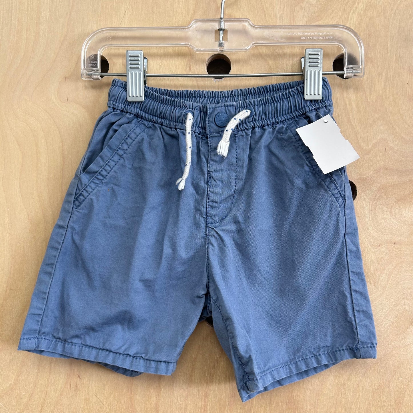 Blue Drawstring Shorts