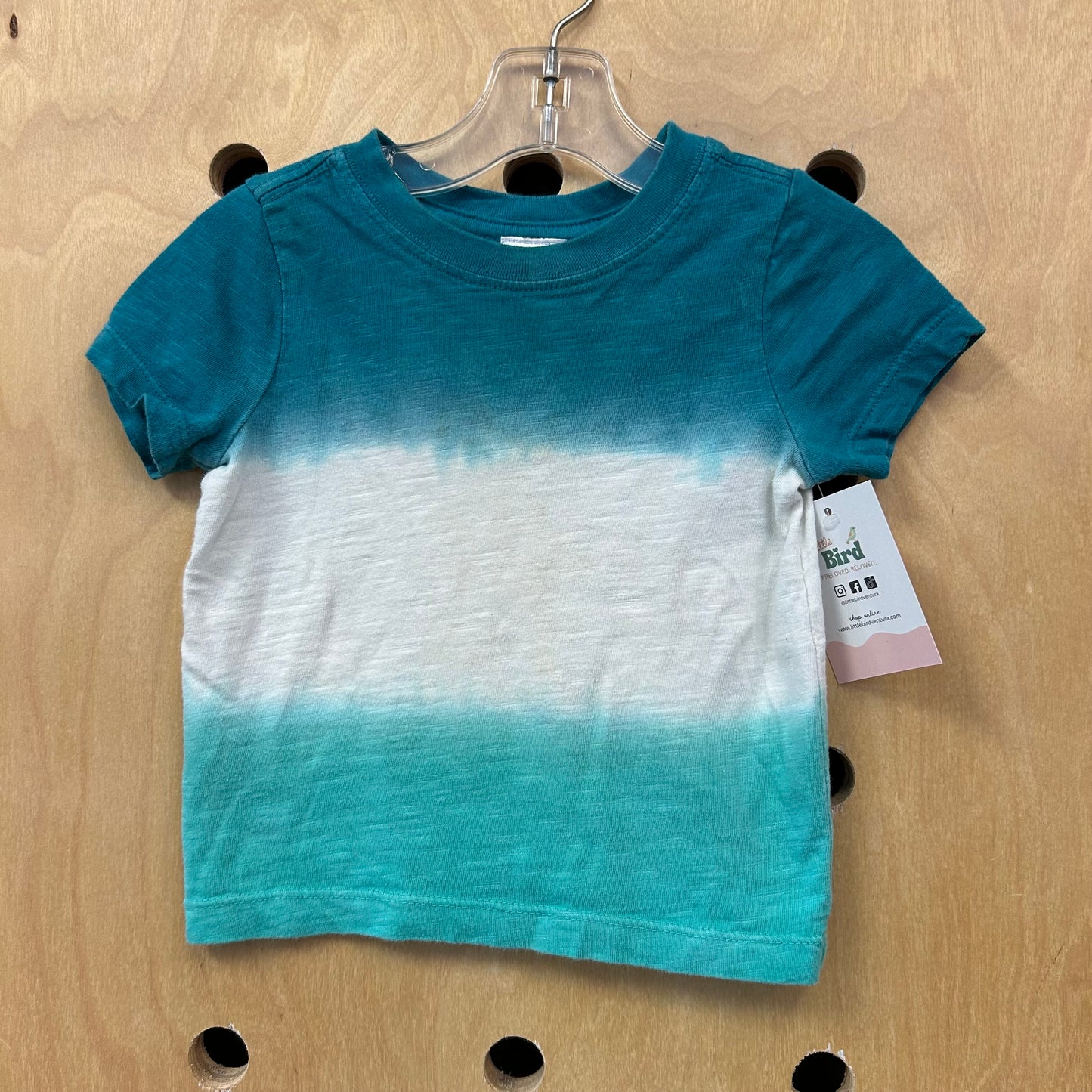 Teal Dip Dye Tee