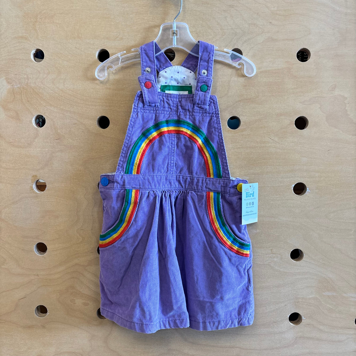 Purple Rainbow Cord Jumper