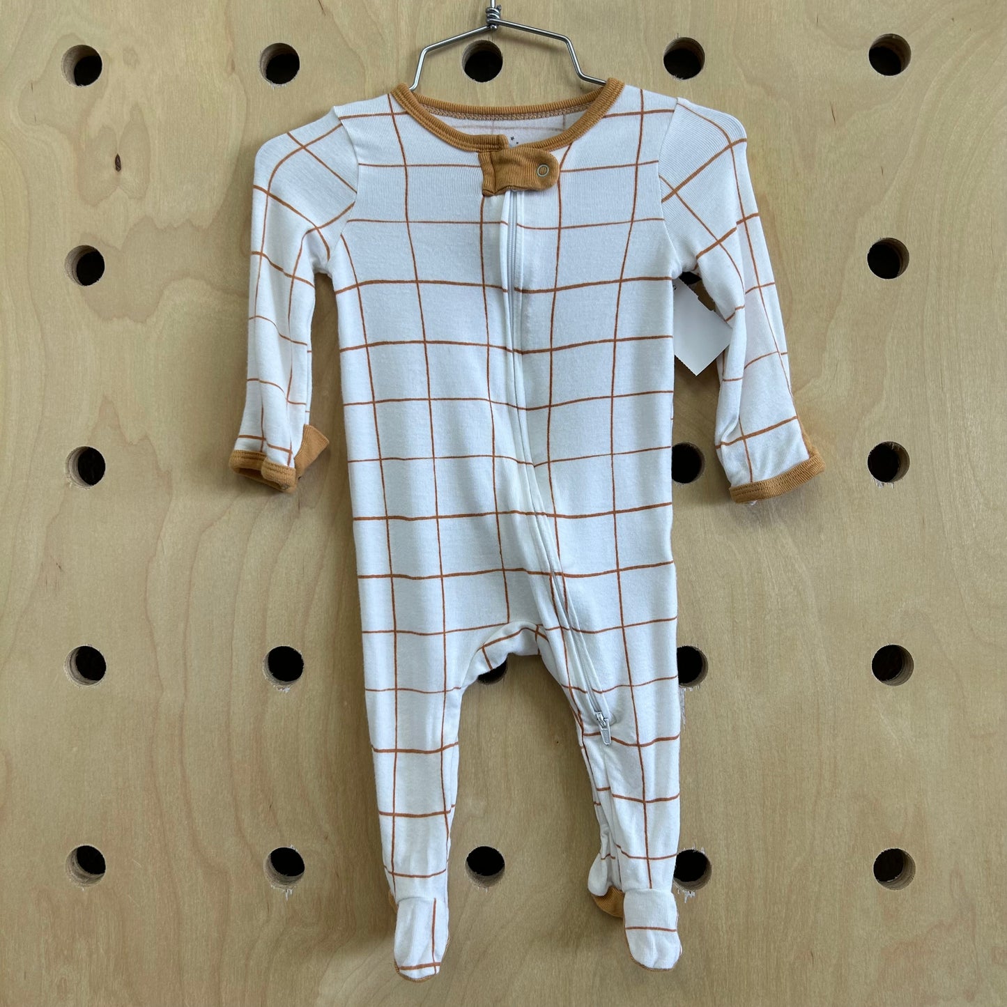 White + Mustard Footies