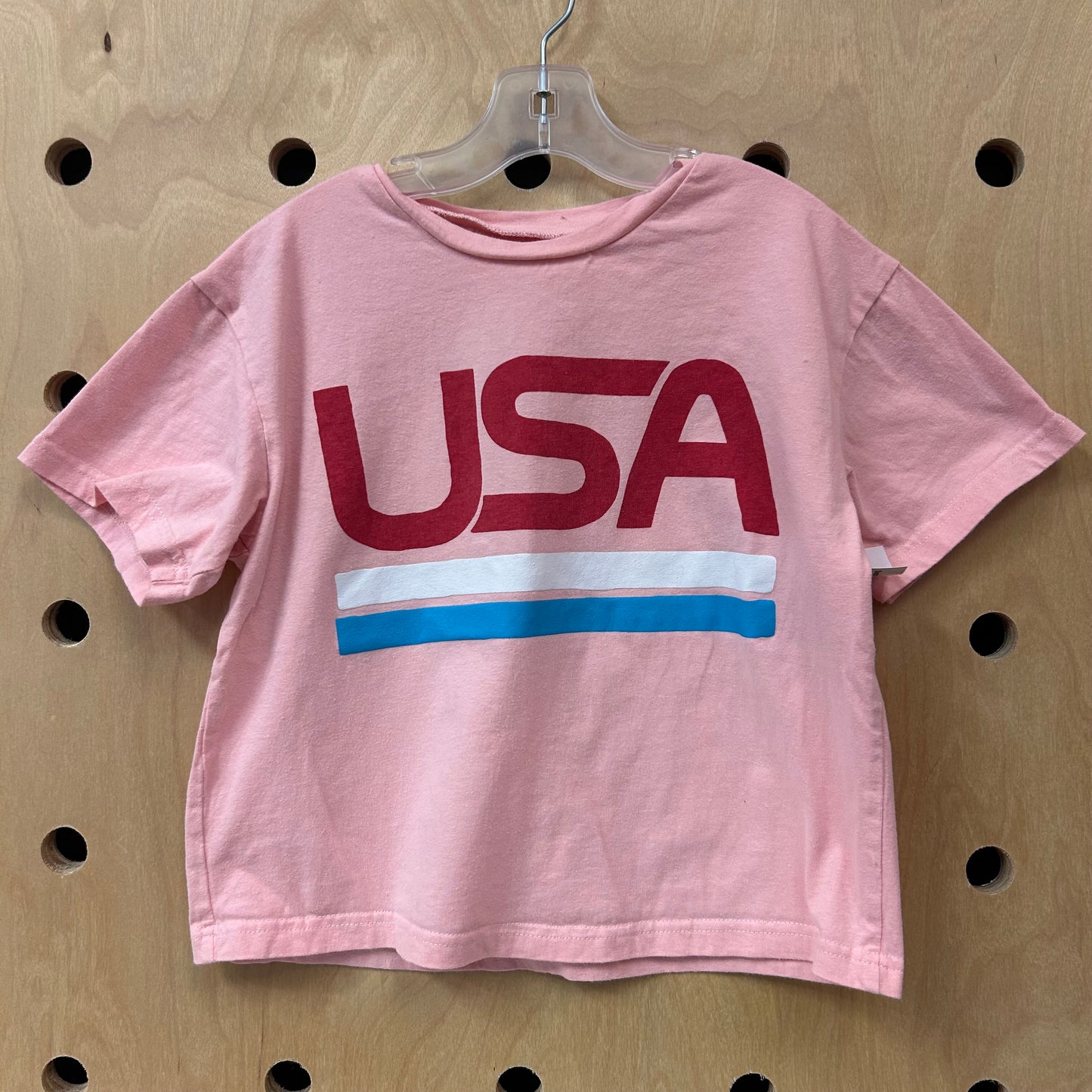 Pink USA Tee
