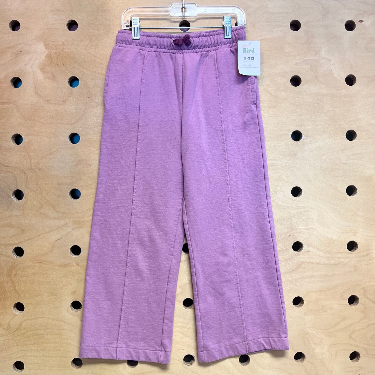 Purple Wide Leg Sweatpants