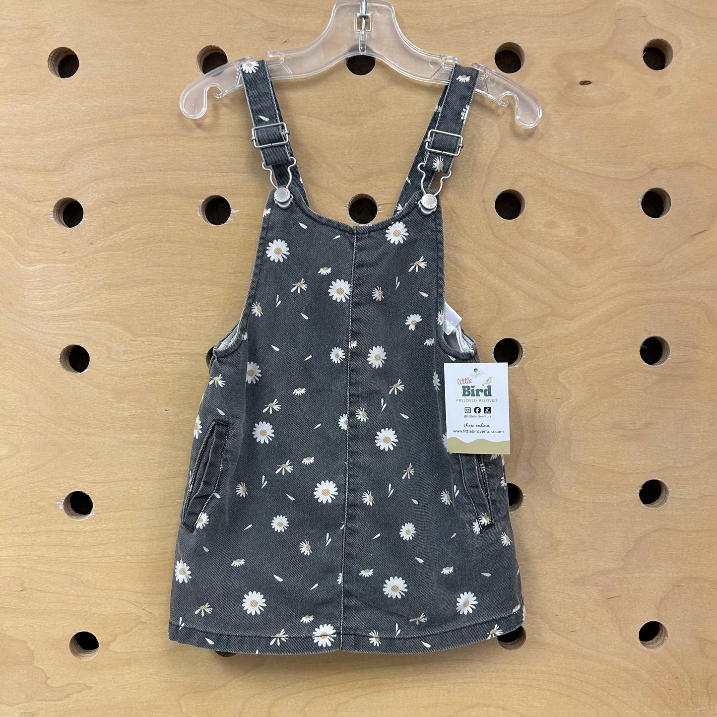 Grey Daisy Denim Jumper