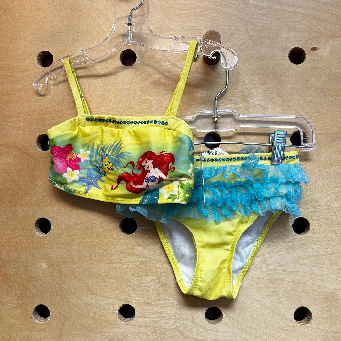 Yellow/Teal Ariel Swimsuit