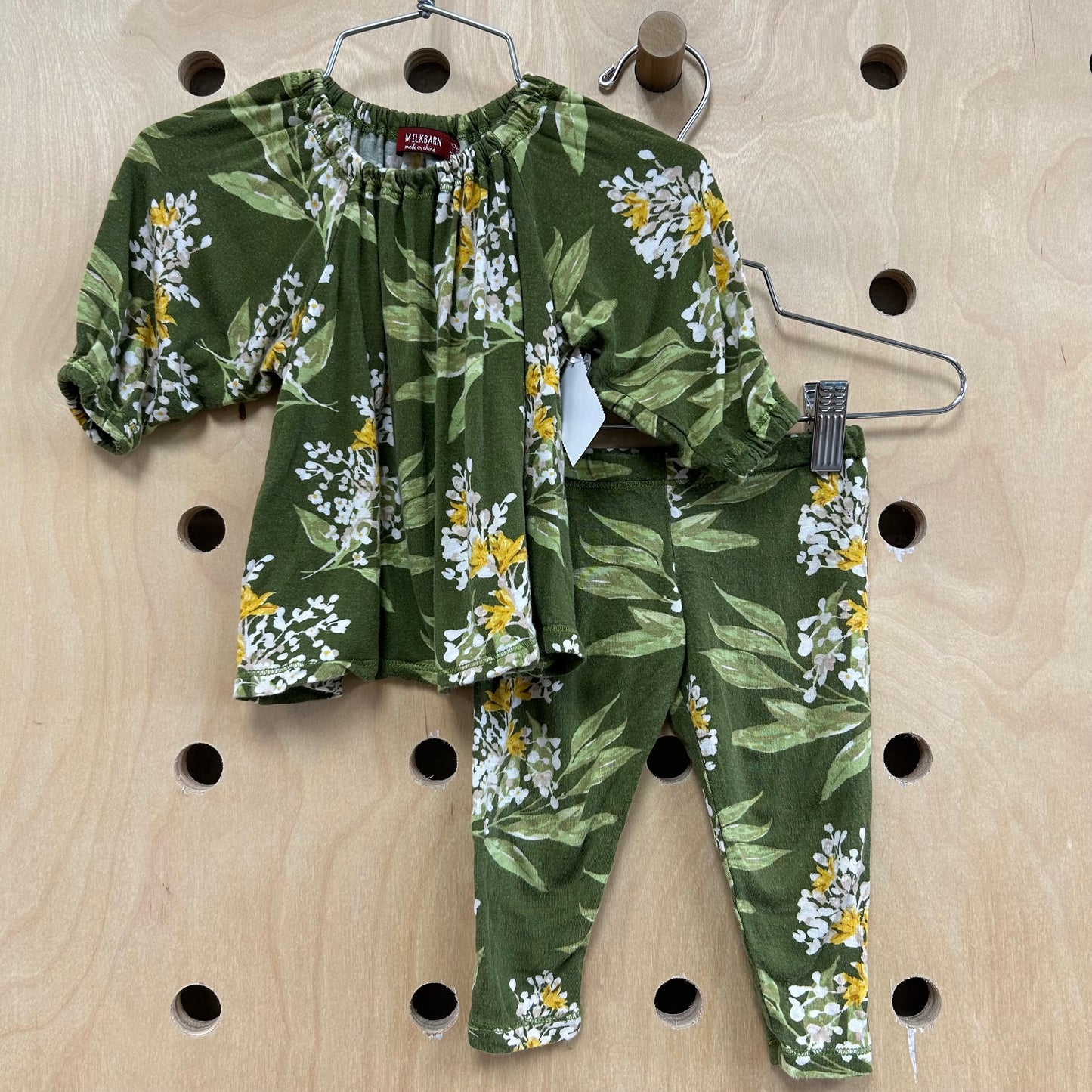 Green Bamboo Top & Leggings