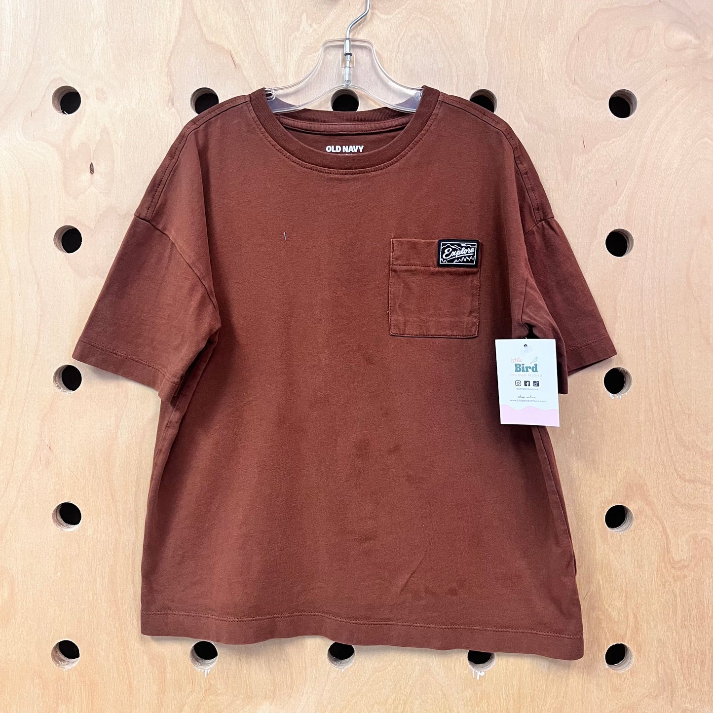 Brown Explore Pocket Tee