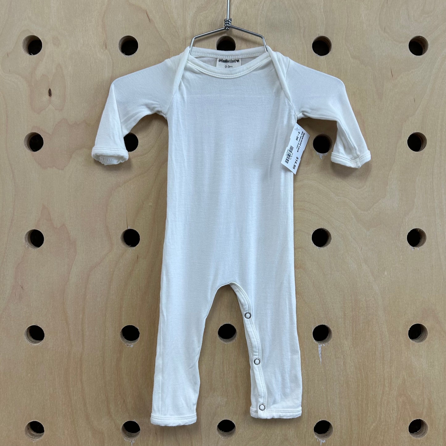 White Bamboo Romper