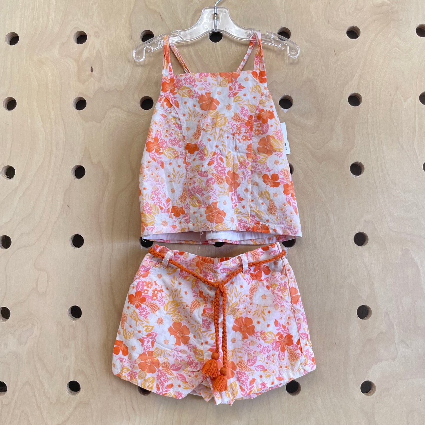 Orange Floral Outfit