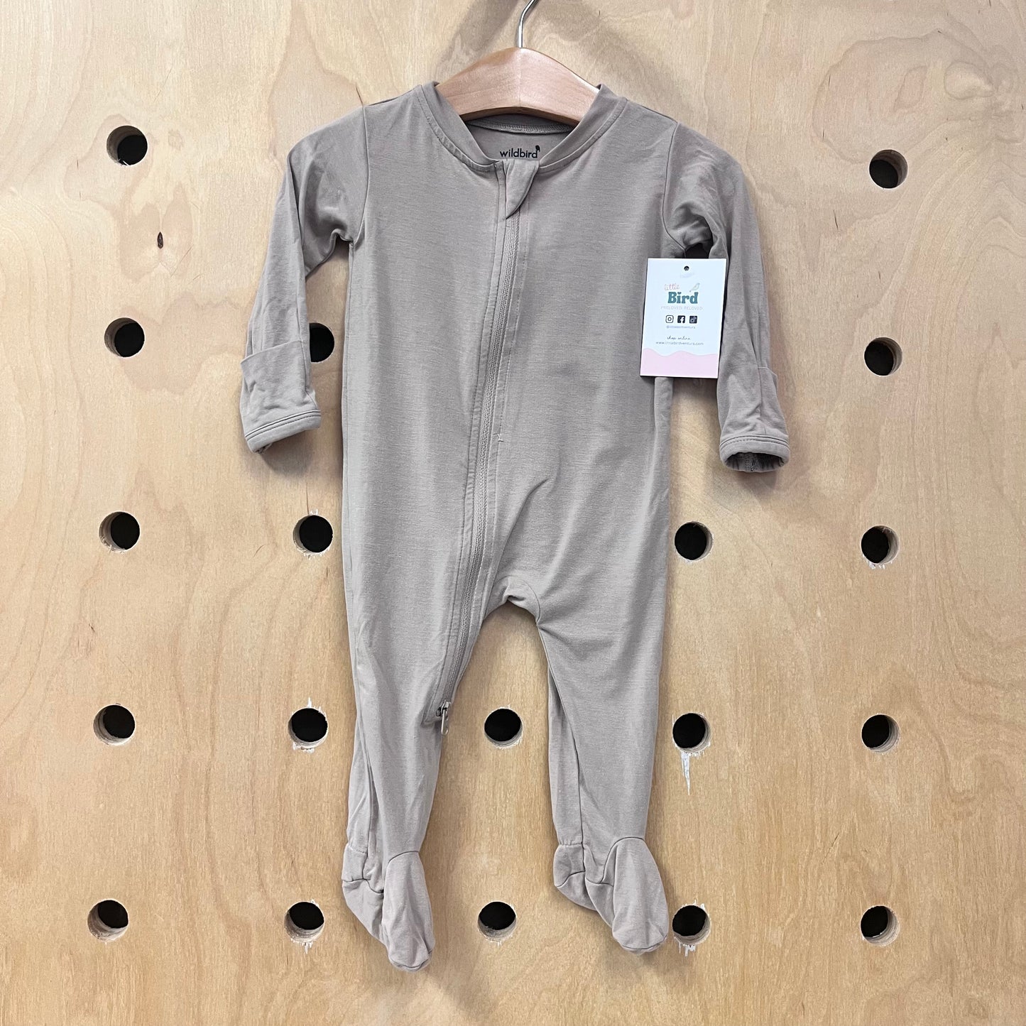 Brown Tencell Blend Footies