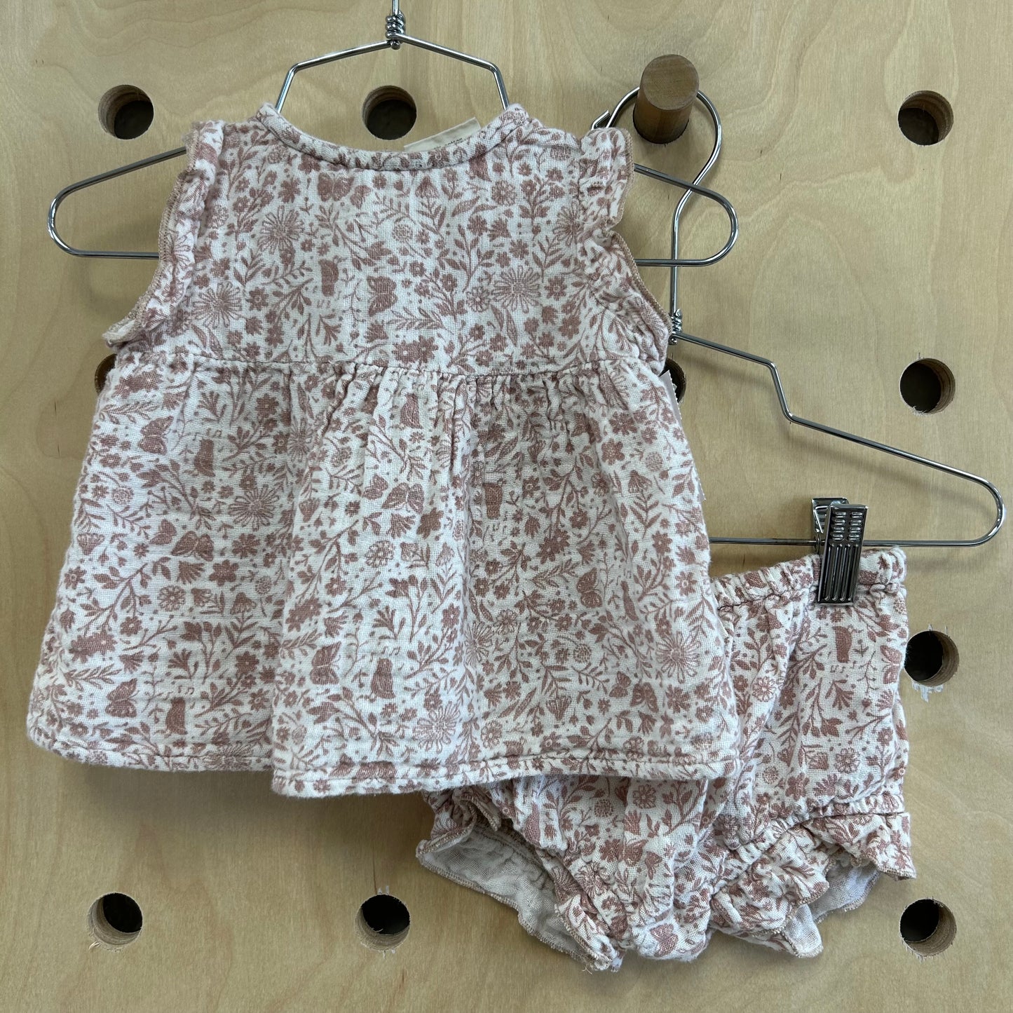 Dusty Mauve Bird & Butterfly Set