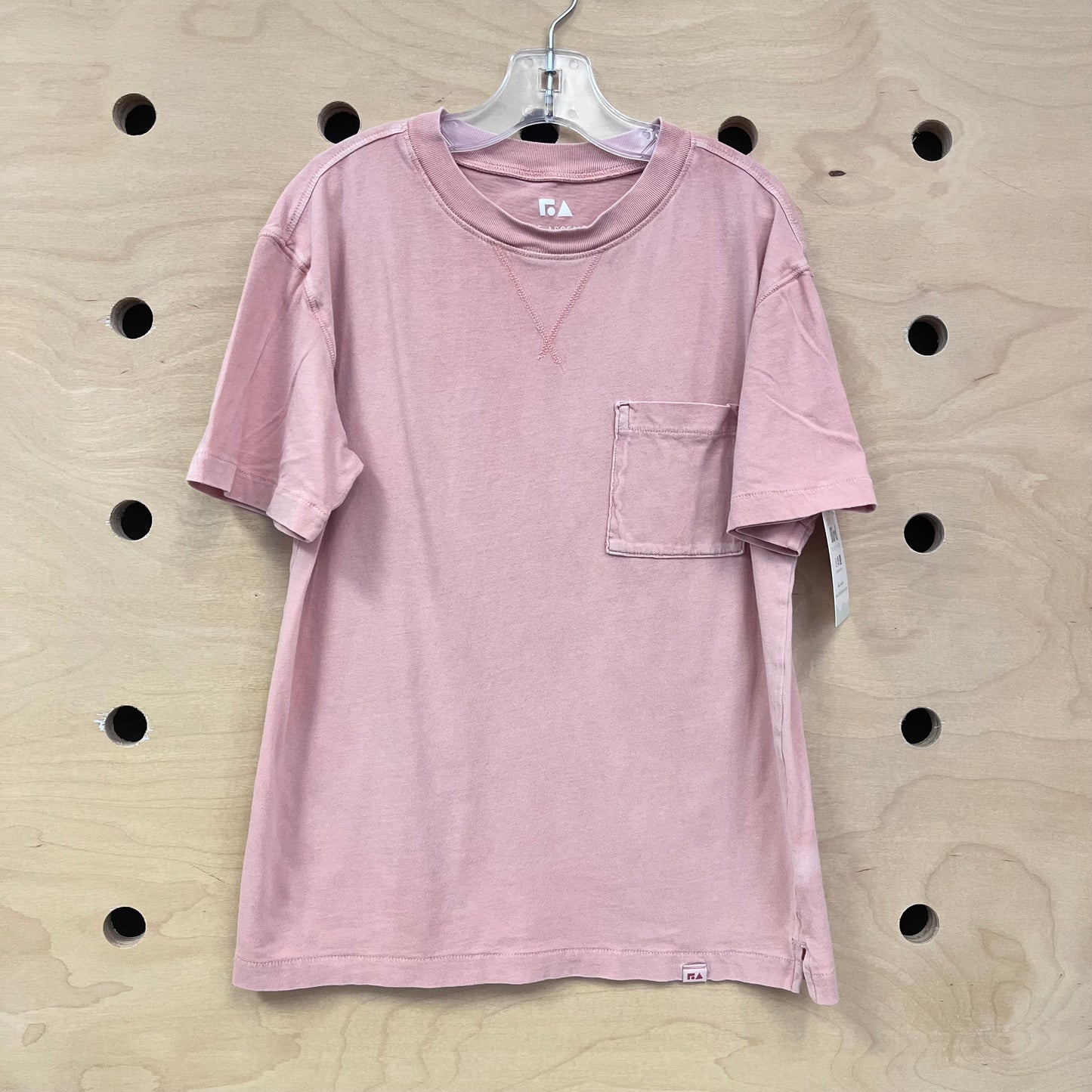 Peach Cotton Pocket Tee