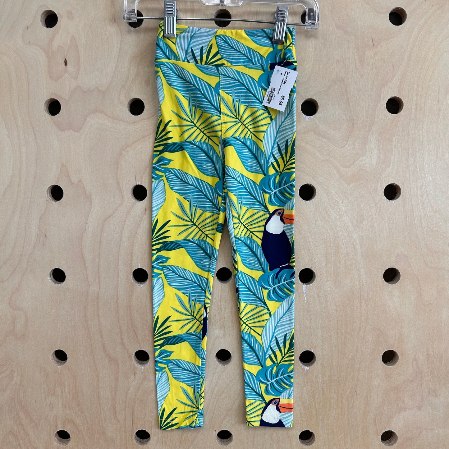 Yellow + Green Tucan Leggings