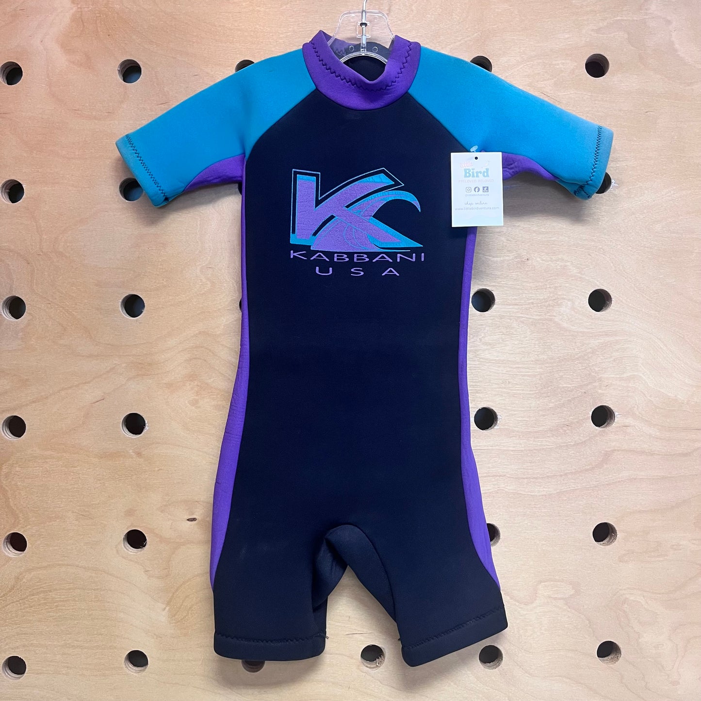 Black/Purple Wet Suit