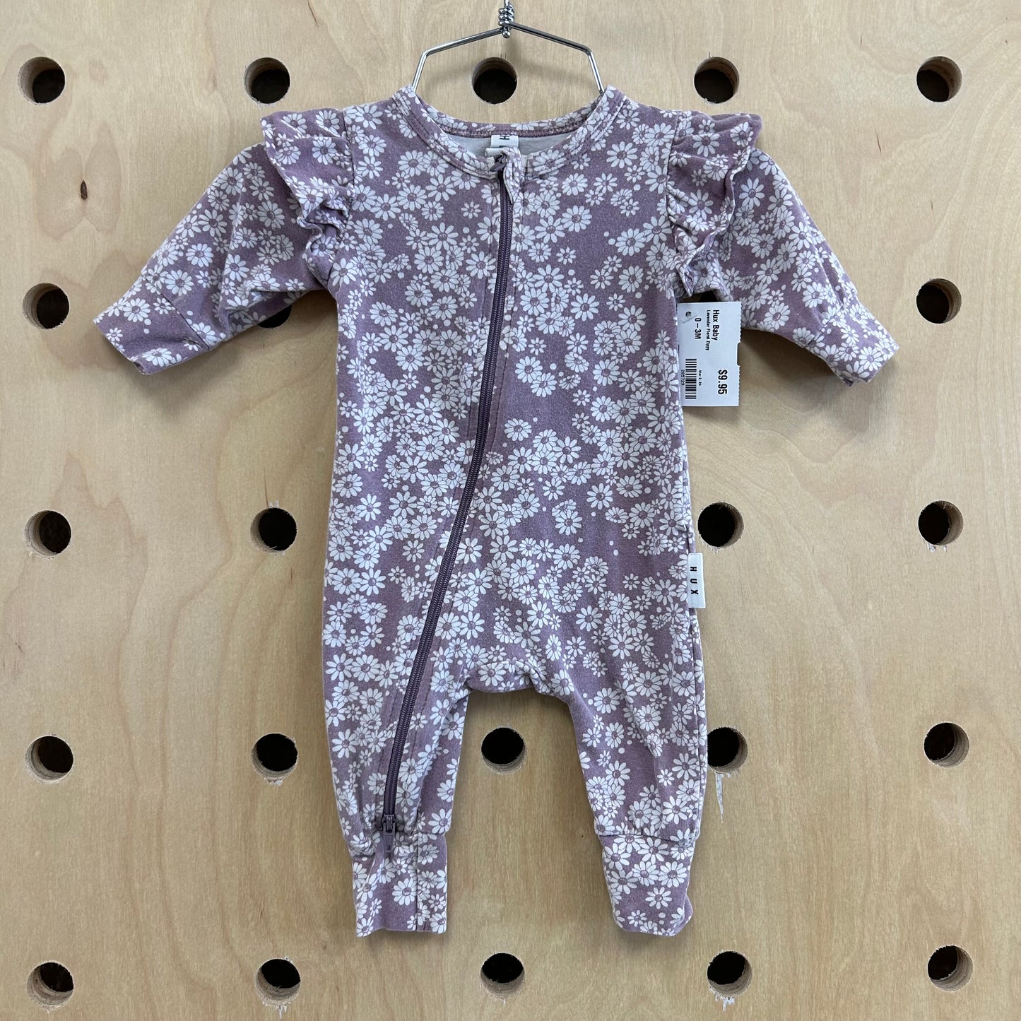 Lavender Floral Zippy