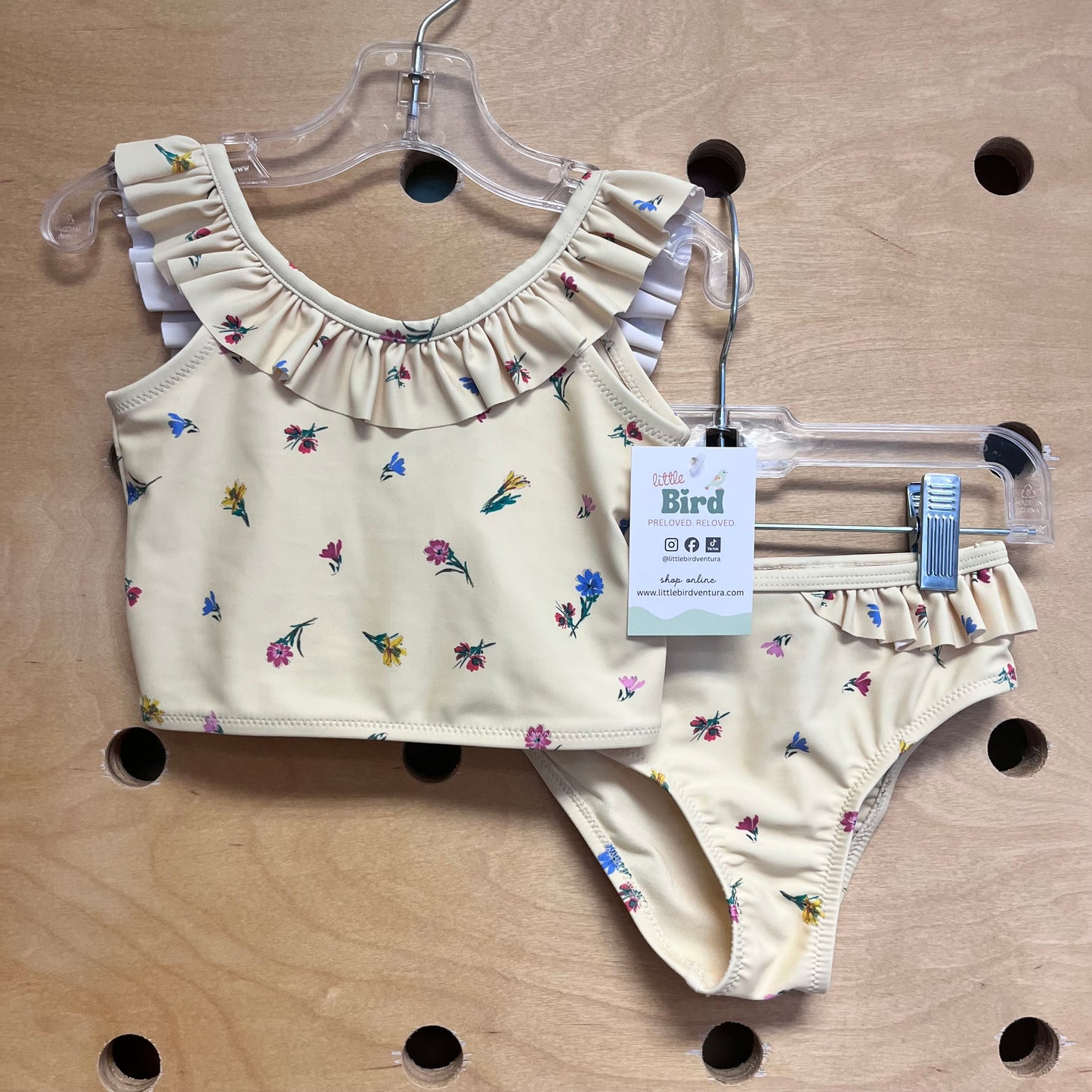 Yellow Floral Swimsuit