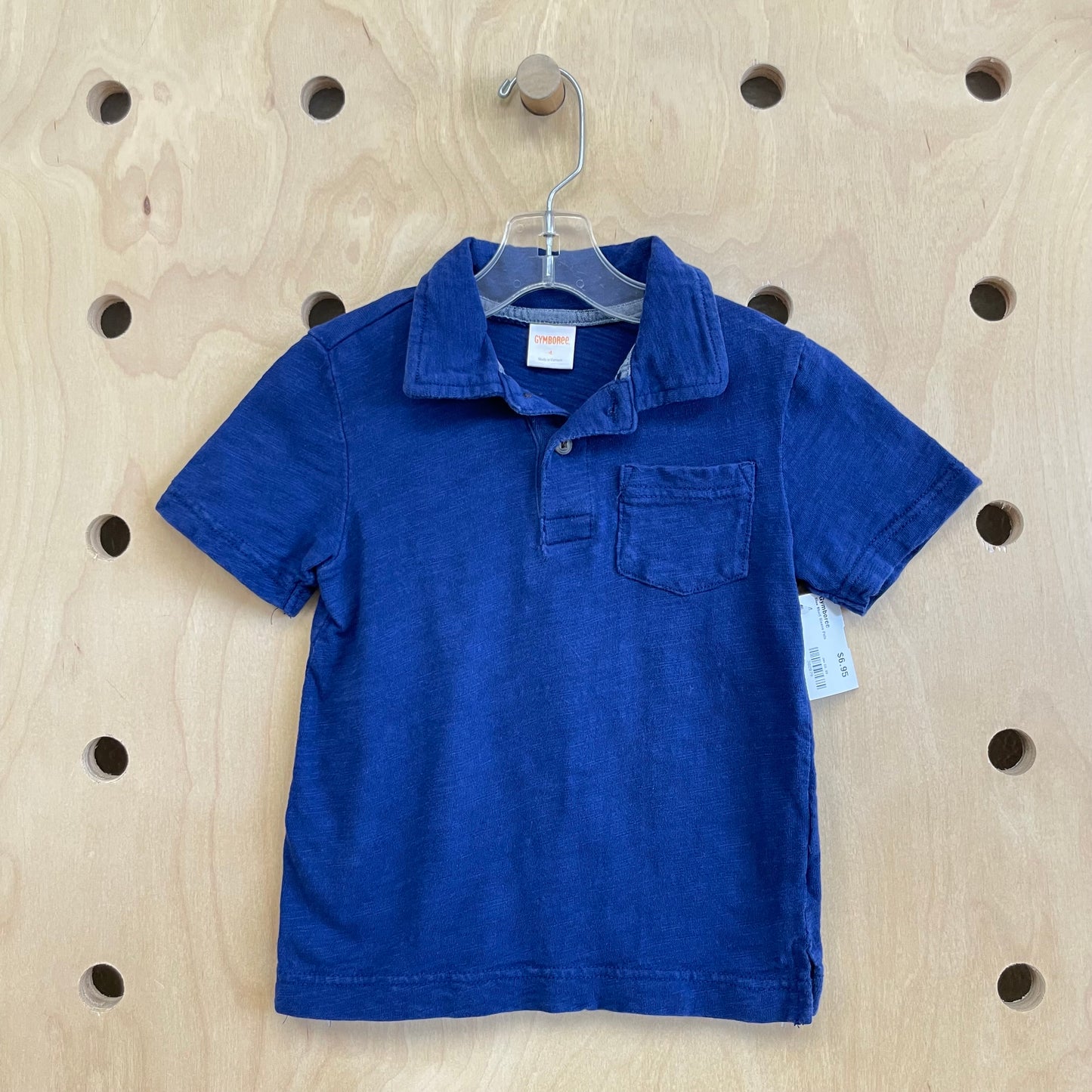 Blue Short Sleeve Polo