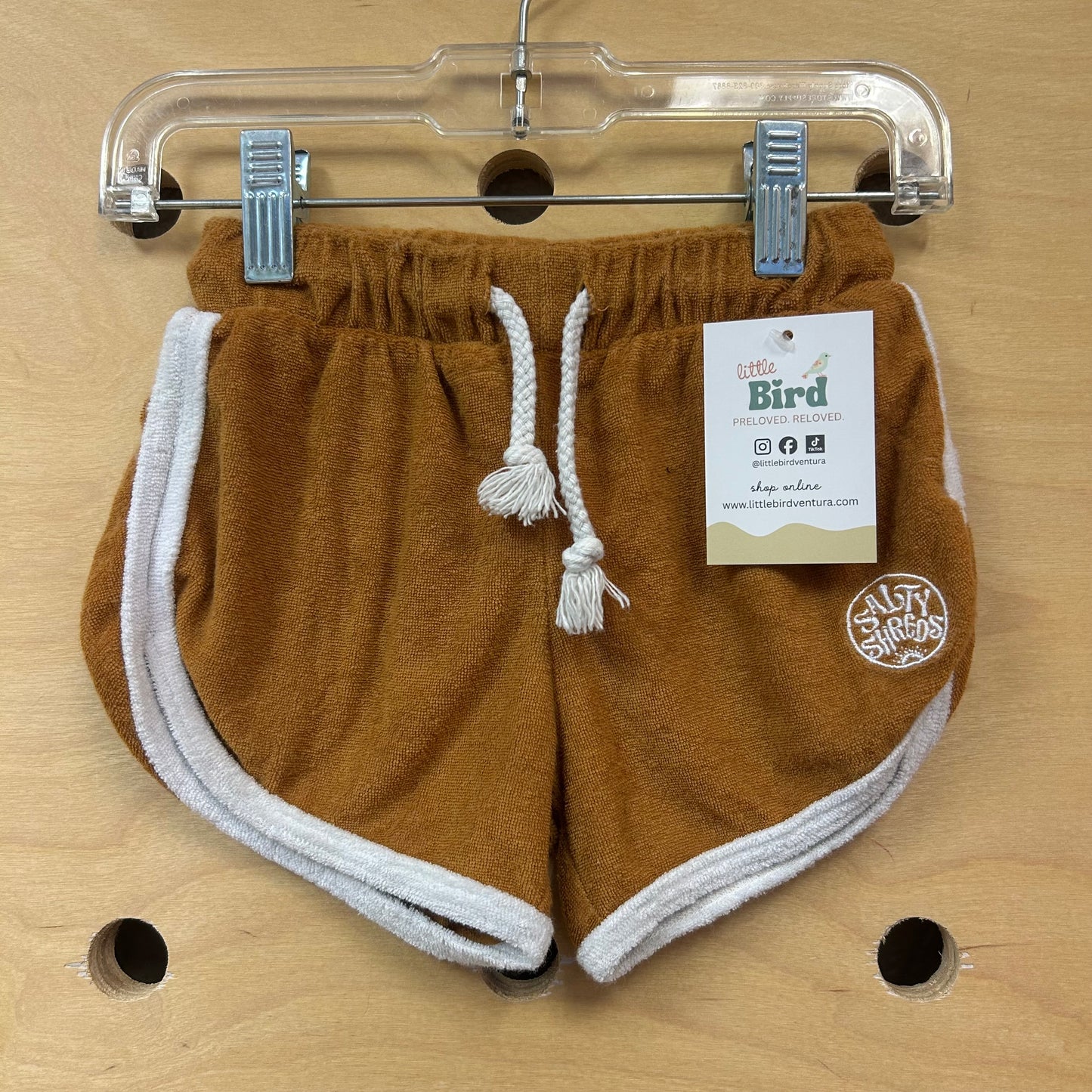 Bronze Terry Drawstring Shorts
