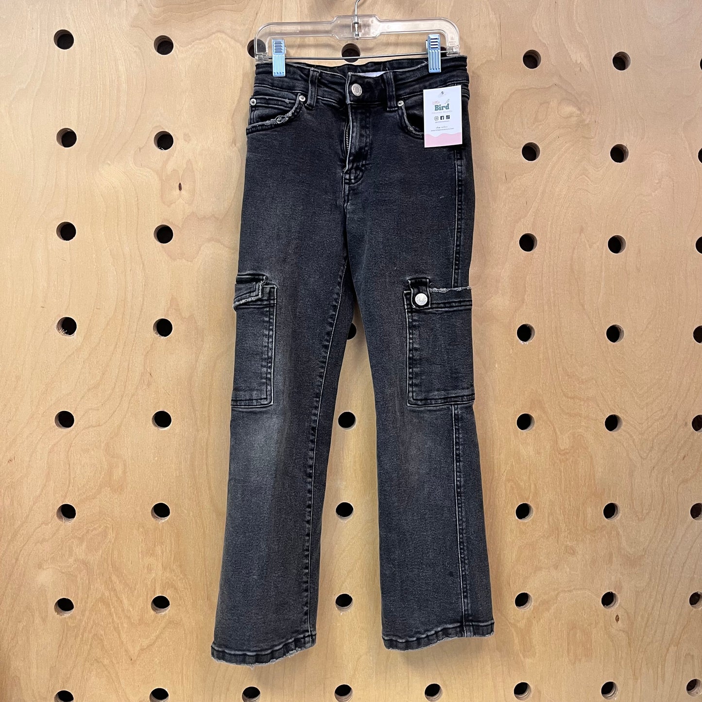 Black Cargo Denim