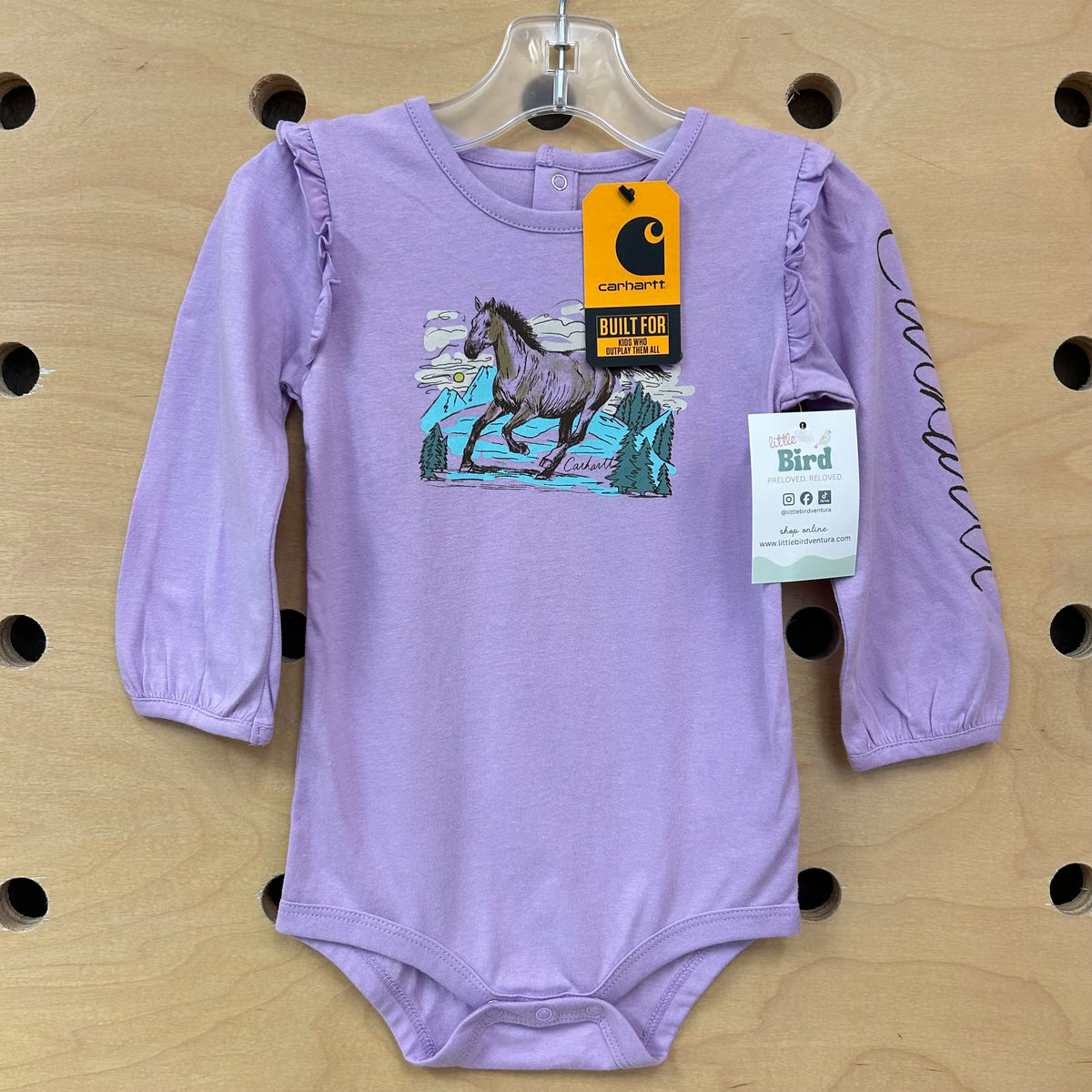 Lavender Horse LS Bodysuit NEW!