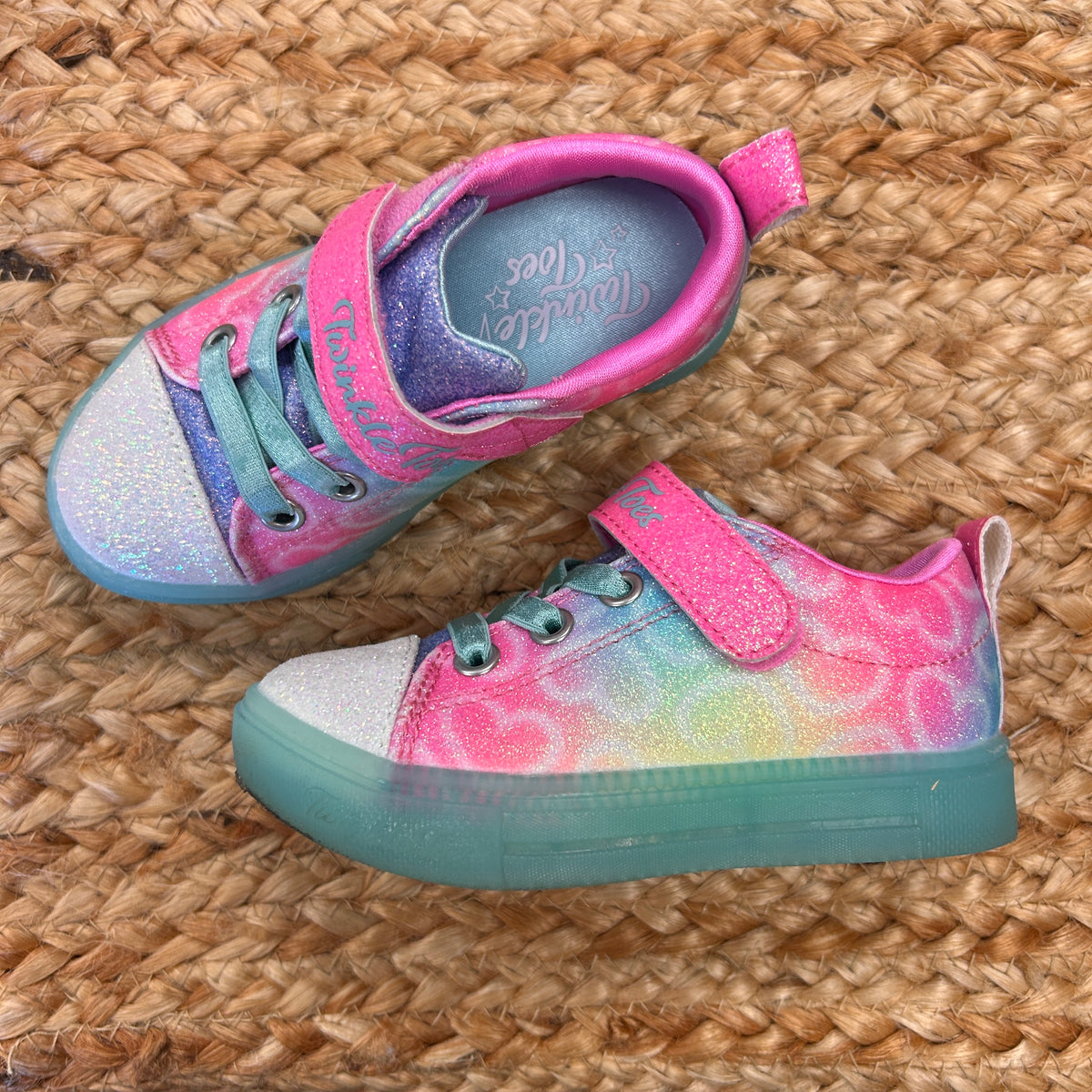 Multi-Color Light Up Velcro Sneakers