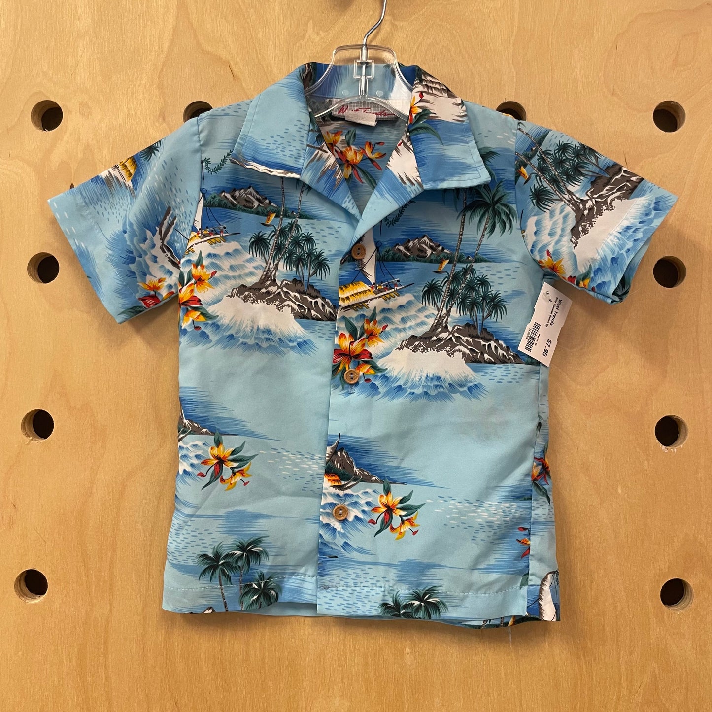 Silky Hawaiian Button Up
