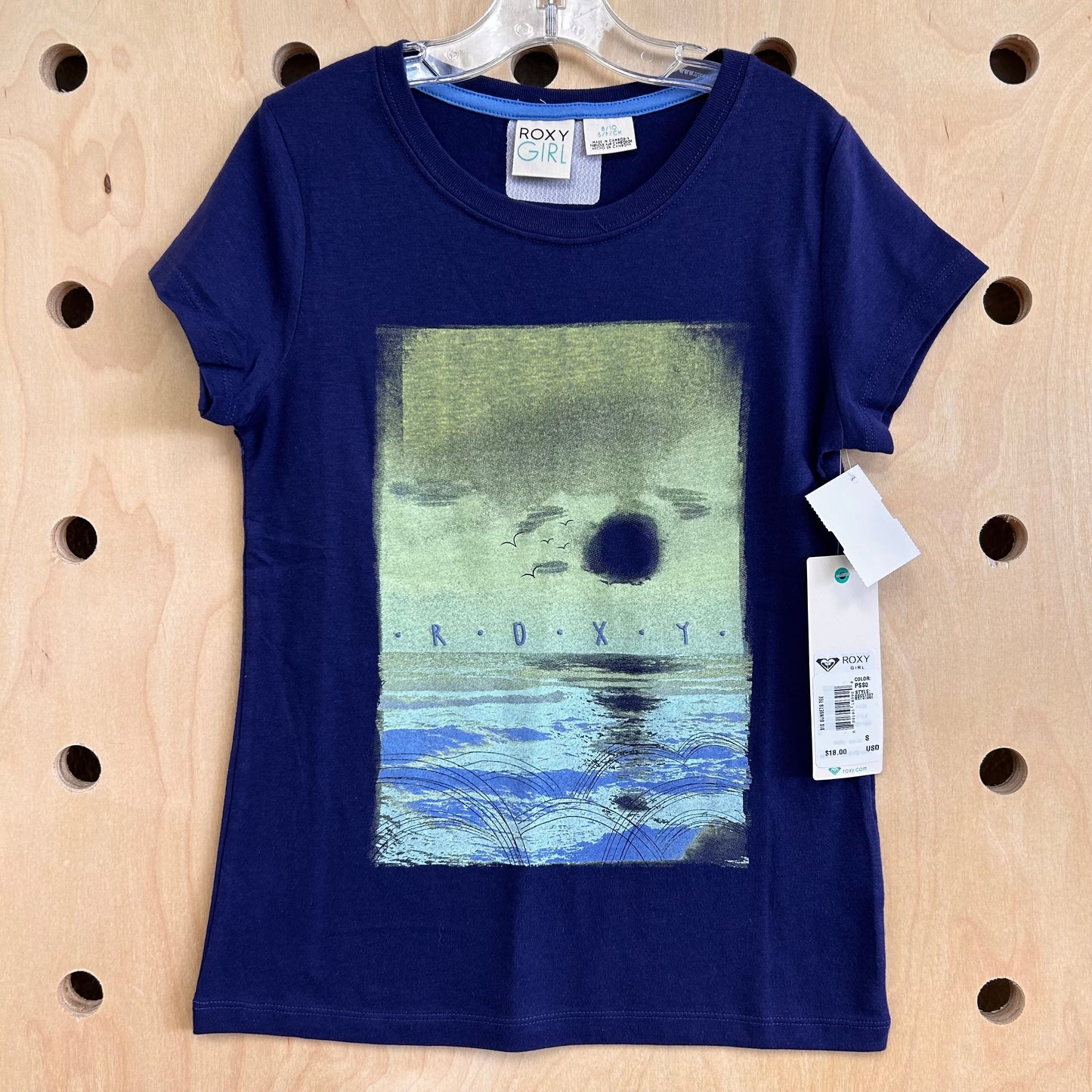 Blue Beach Scene Logo Tee NEW!