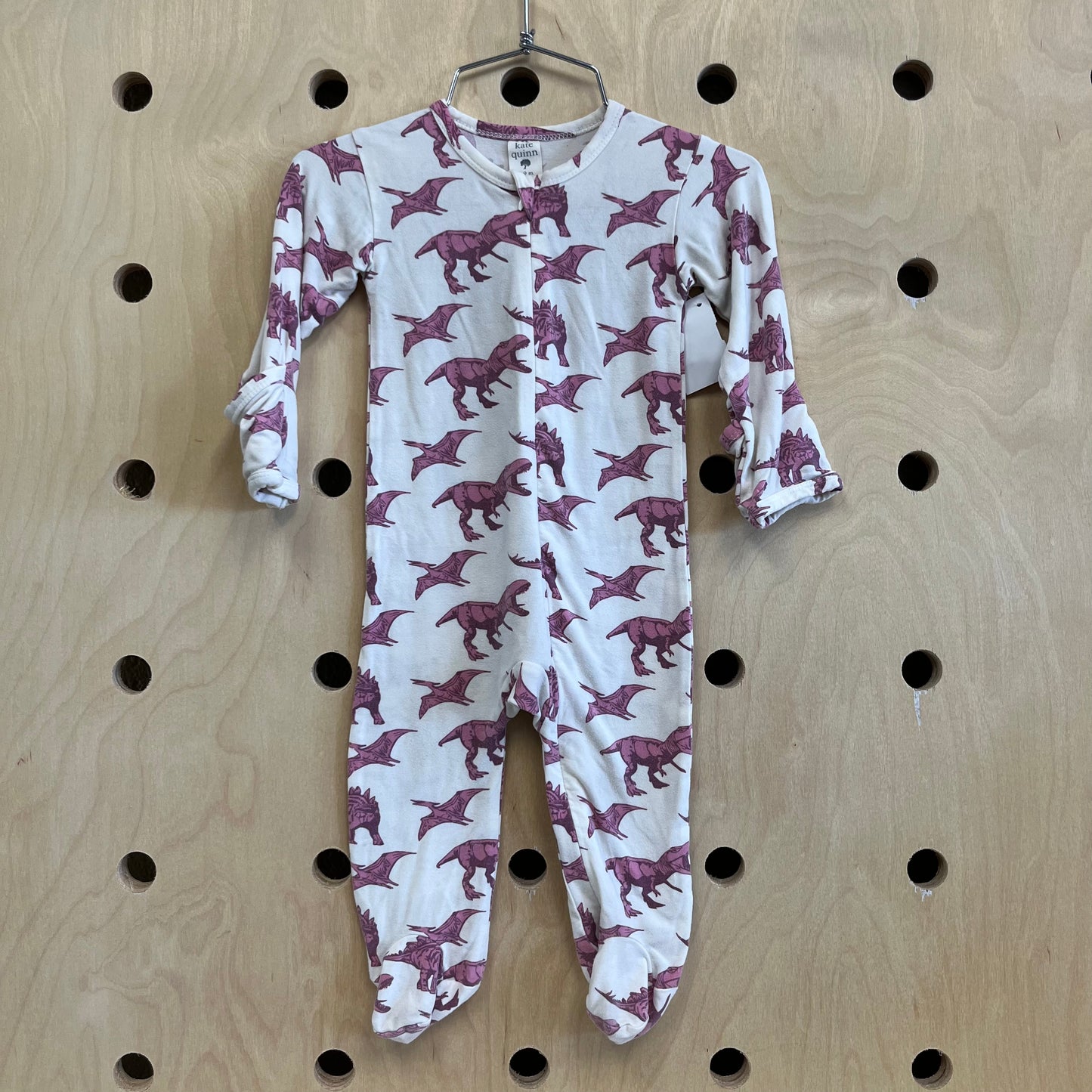 Dinsosaur Zippered Footies