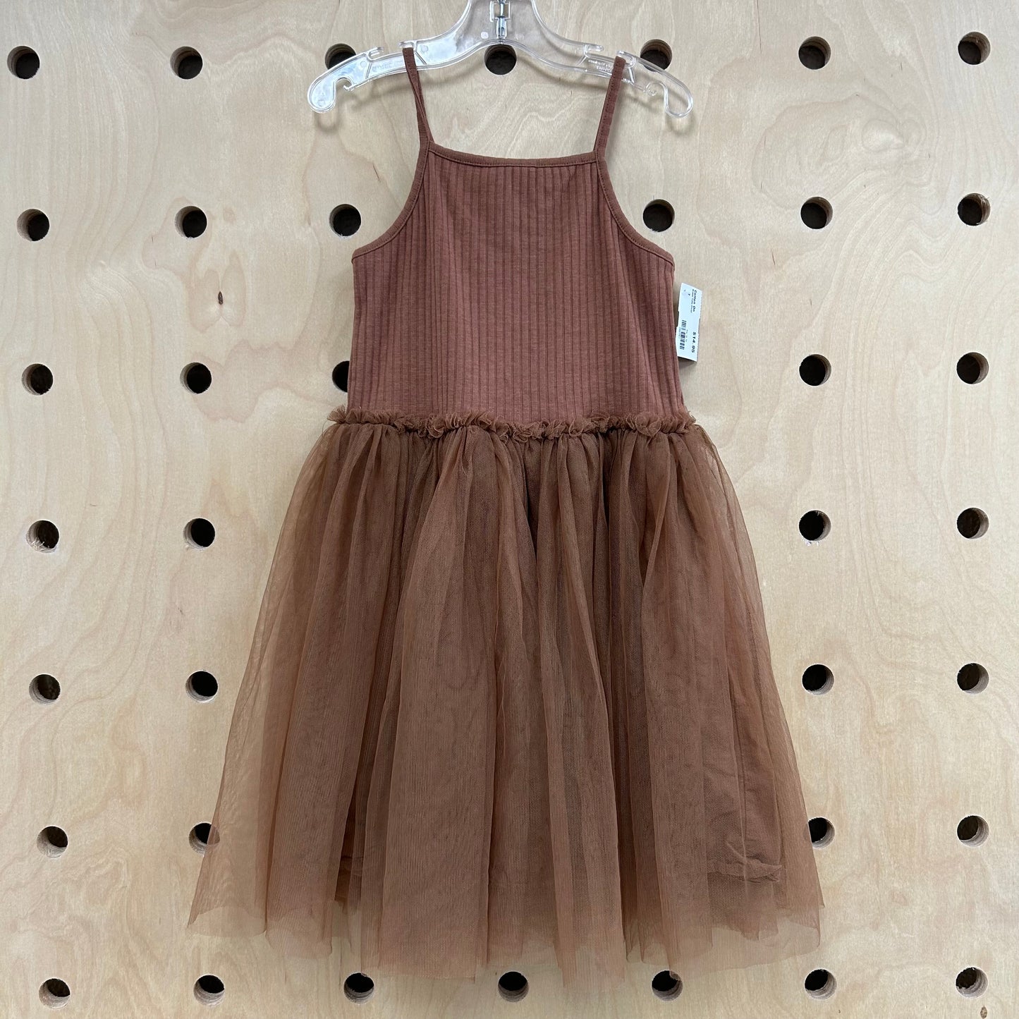 Brown Tulle Dress