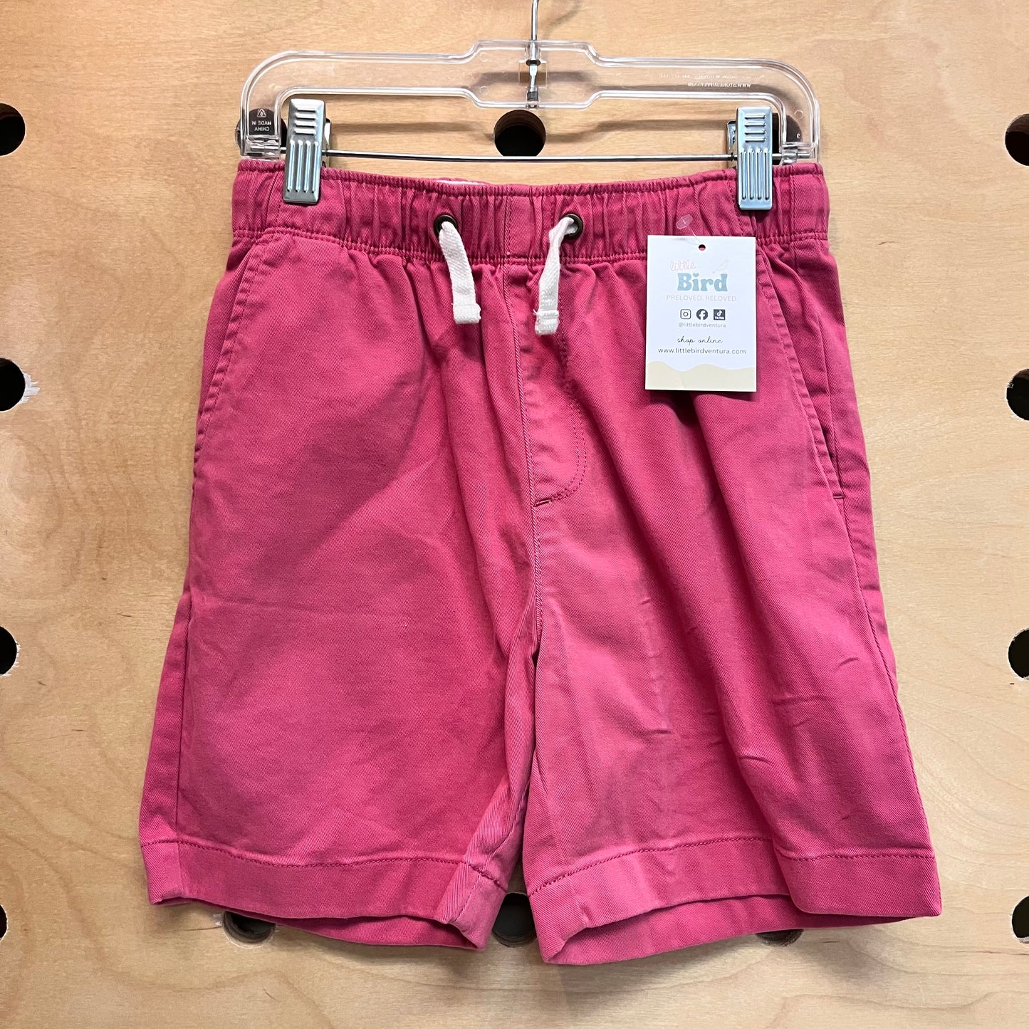 Red Drawstring Shorts