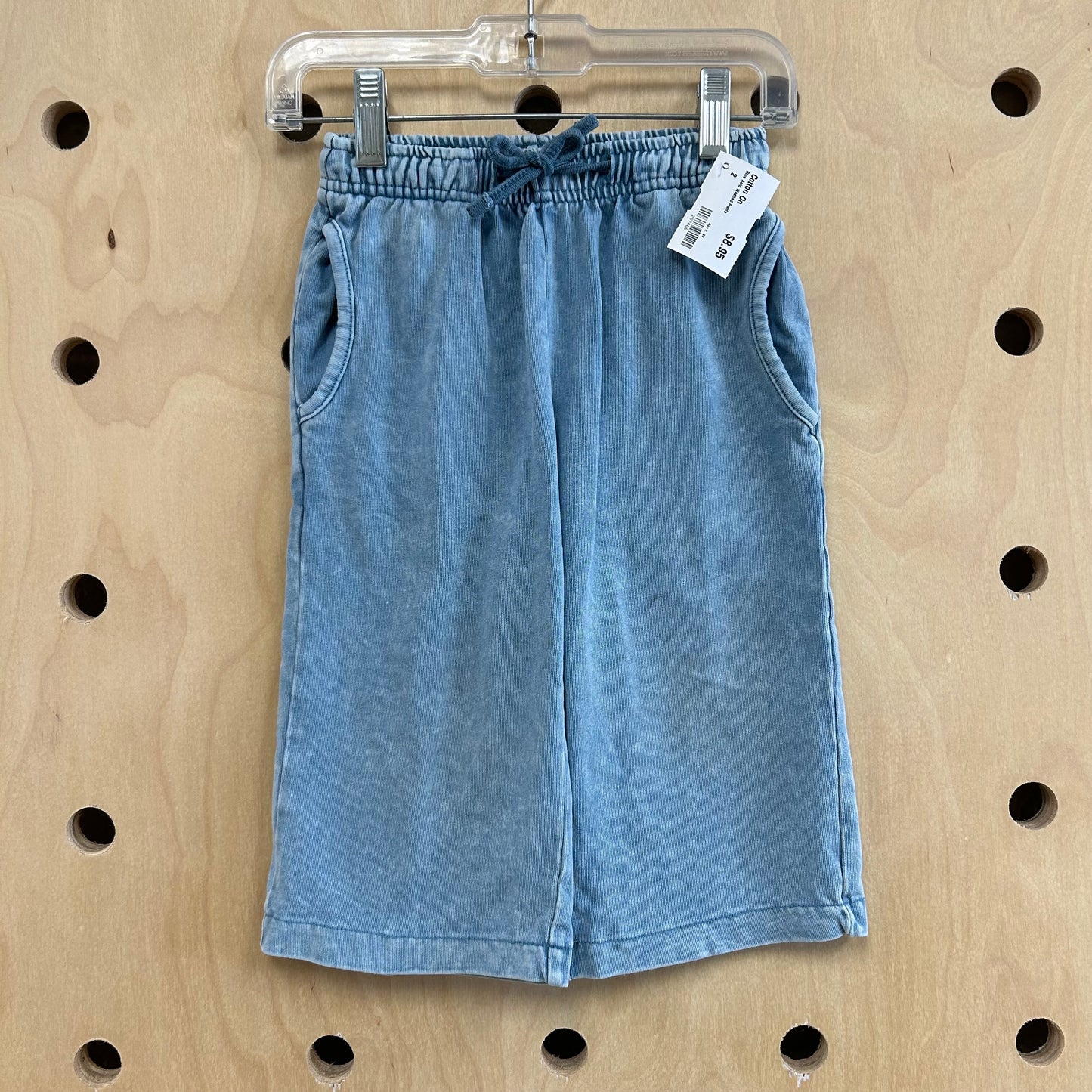 Blue Acid Washed Pants