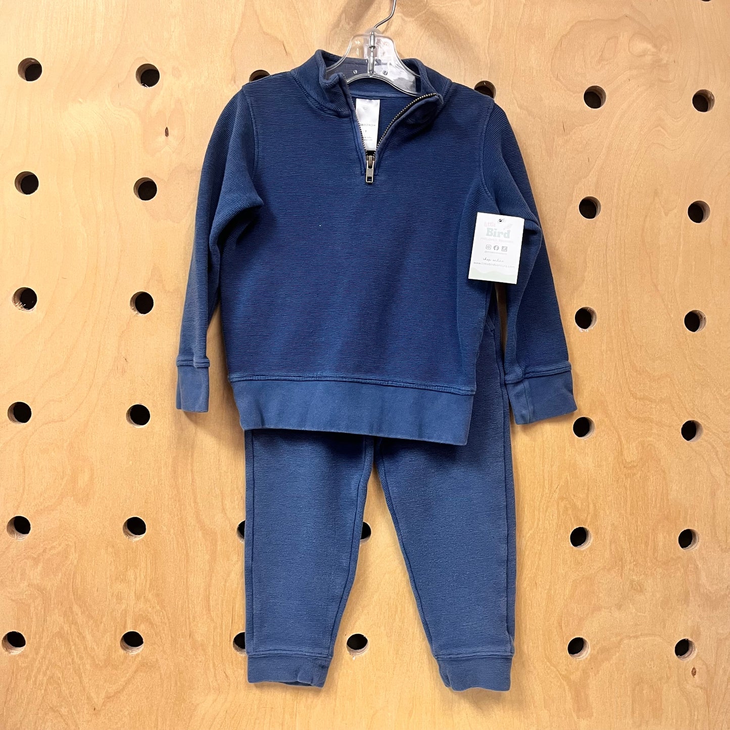 Teal Cotton Blend Outfit