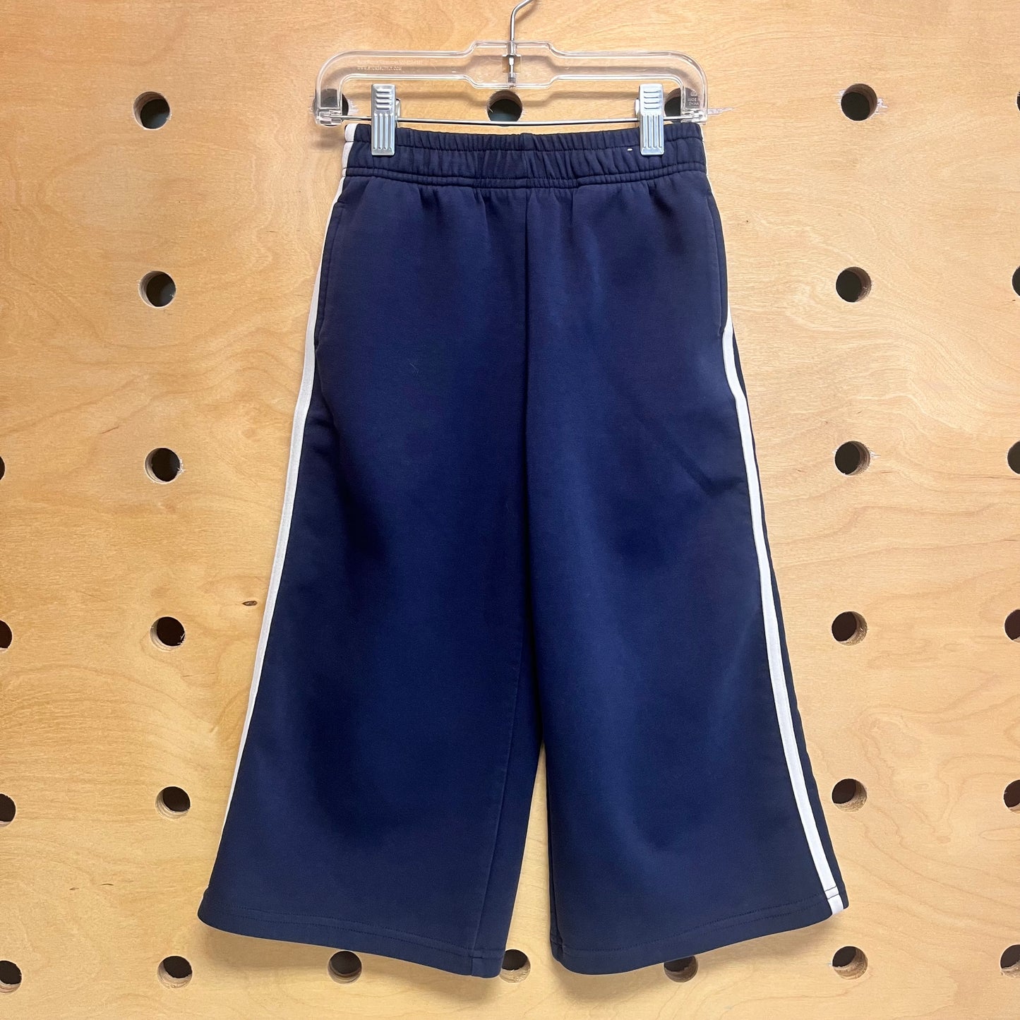 Blue/White Stripe Wide Leg Pants