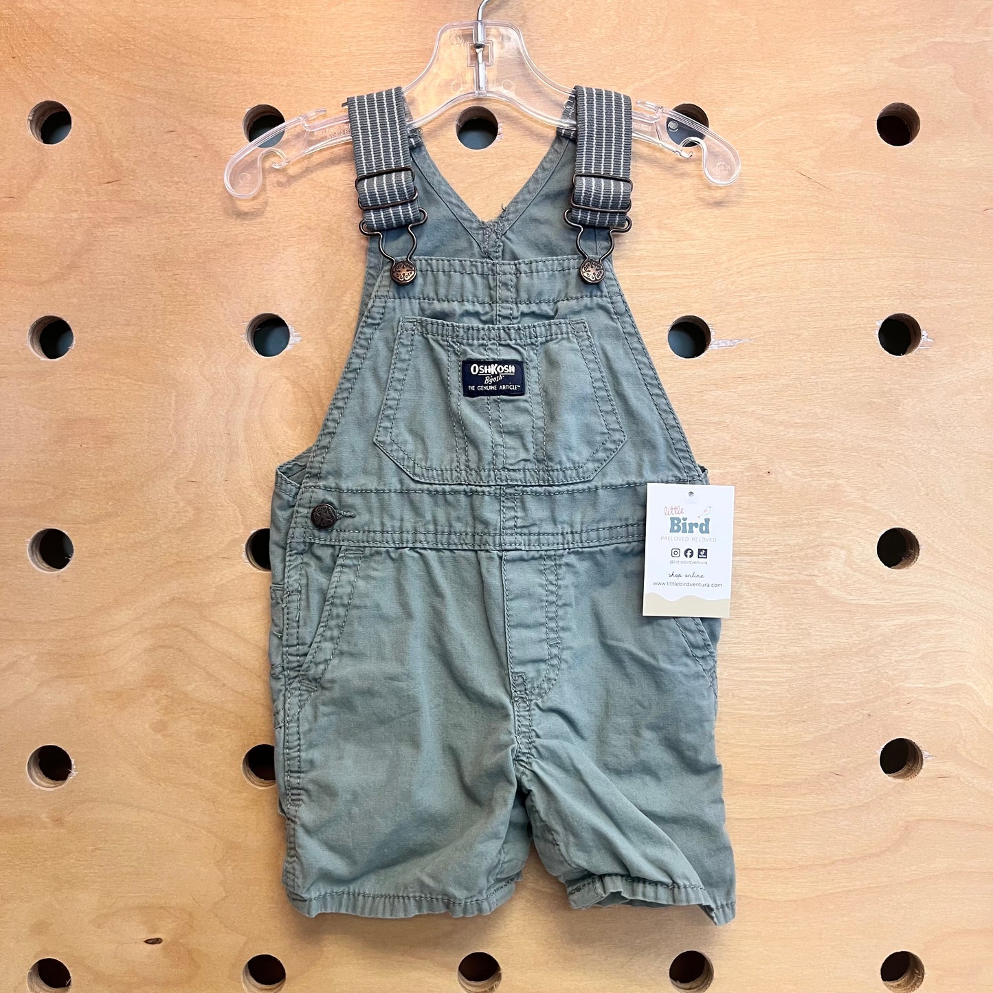 Green Webbing Strap Shortalls