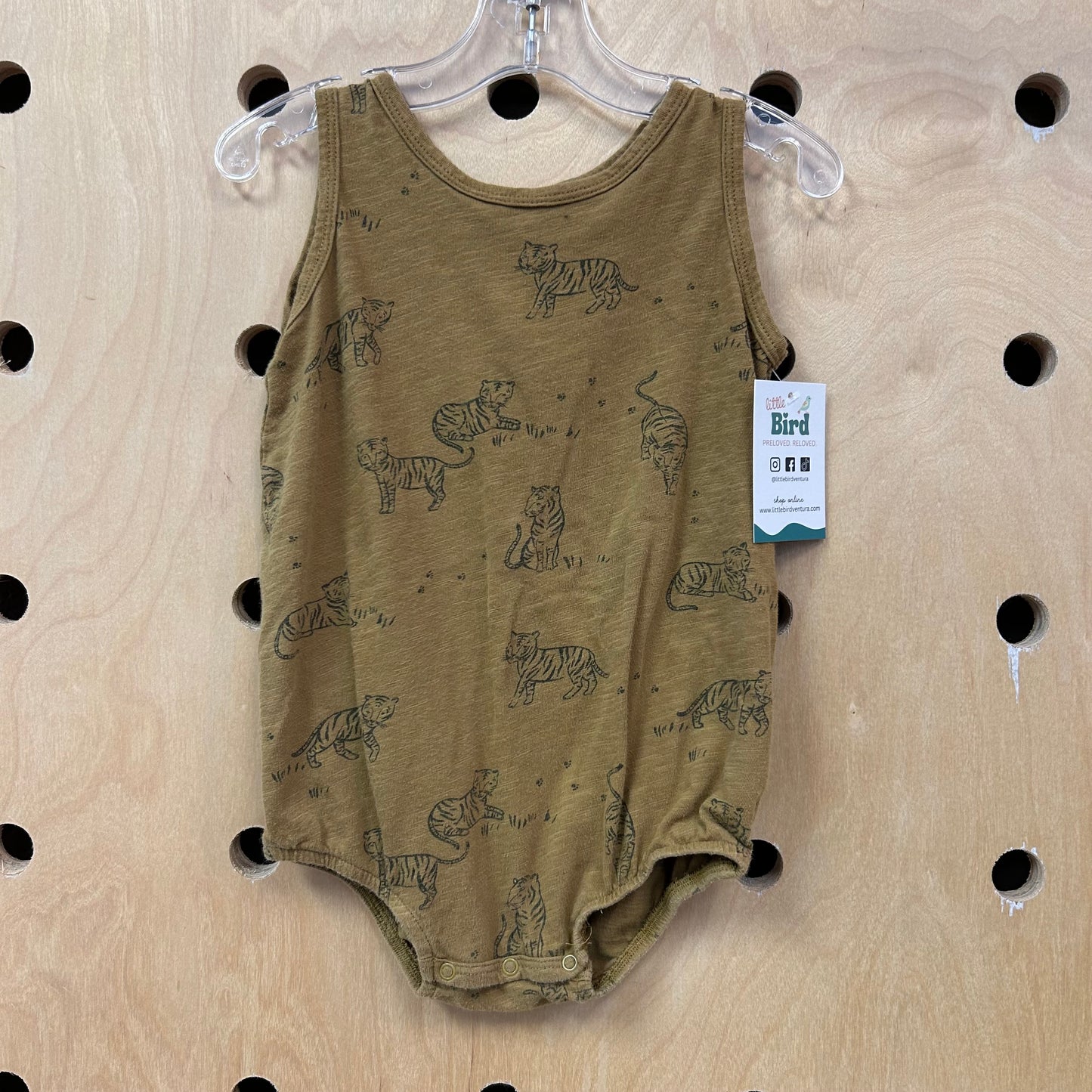 Moss Tiger Bubble Romper