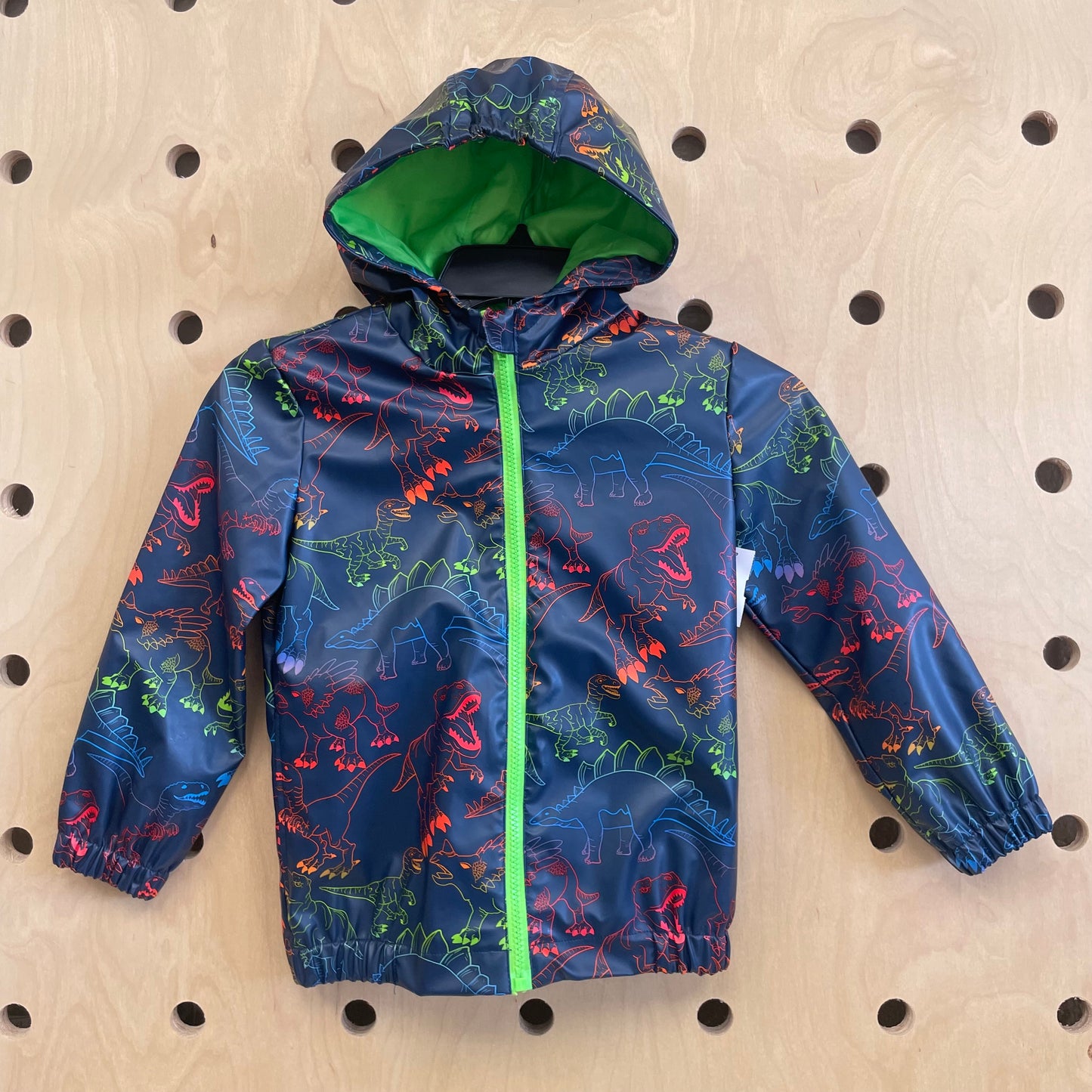 Navy Dino Rain Jacket