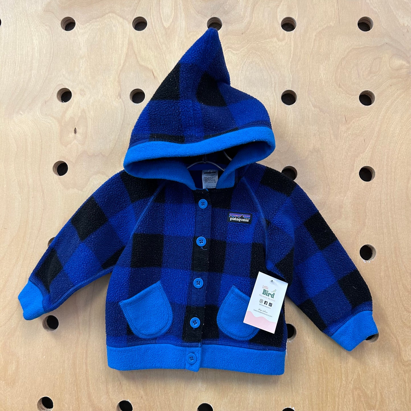 Blue & Black Plaid Jacket
